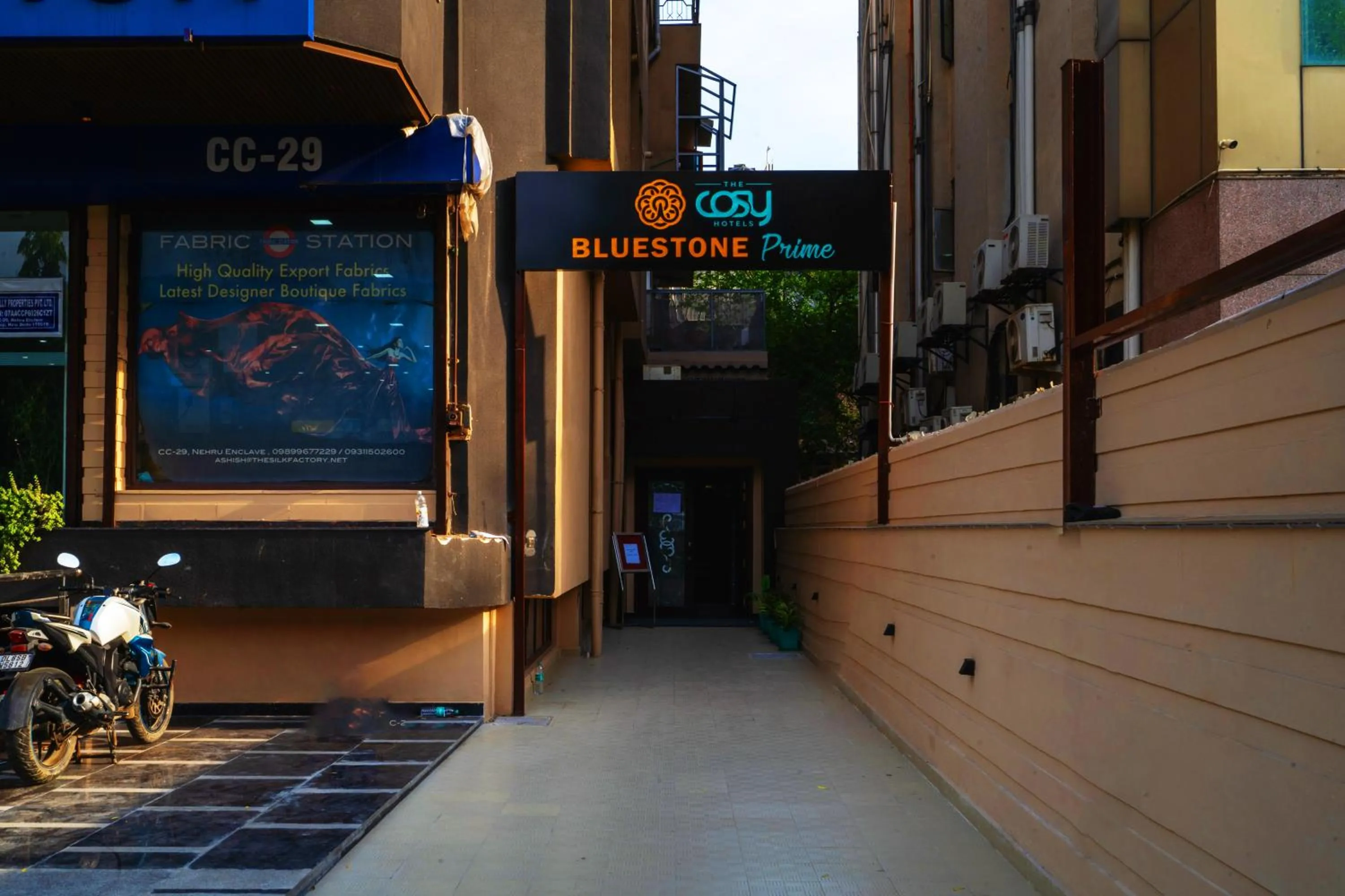 Facade/entrance in Hotel Bluestone Prime Nehru Place by The Cosy hotels