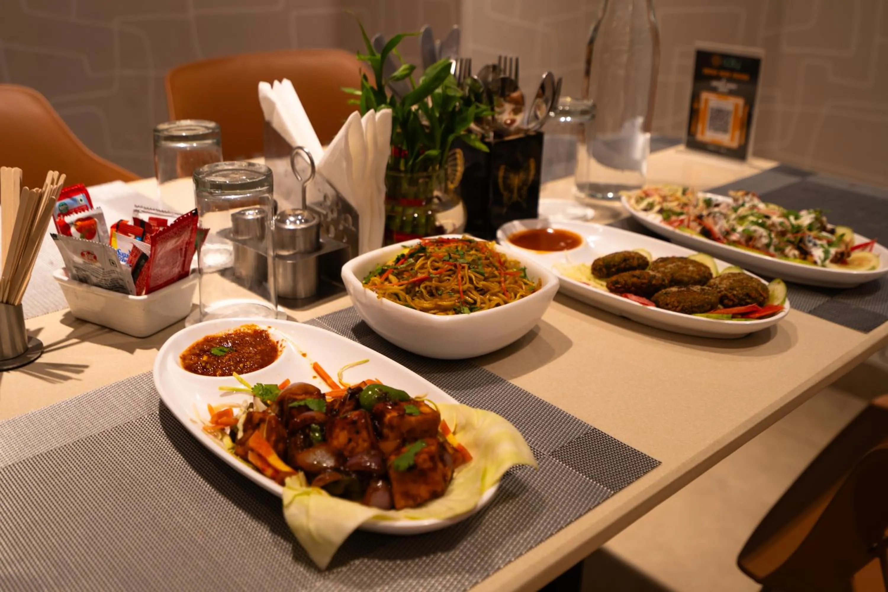 Food and drinks in Hotel Bluestone Prime Nehru Place by The Cosy hotels