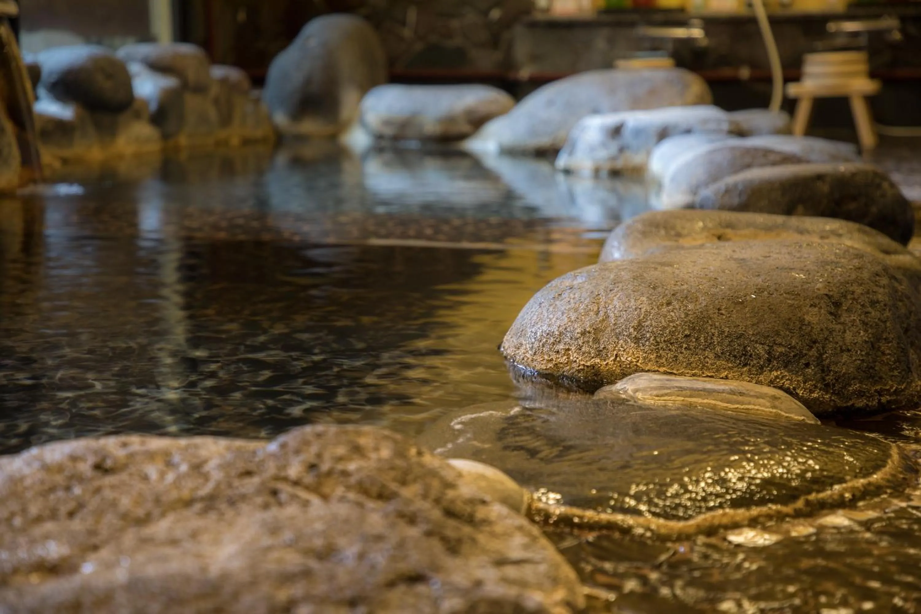 Hot Spring Bath in Yoshino