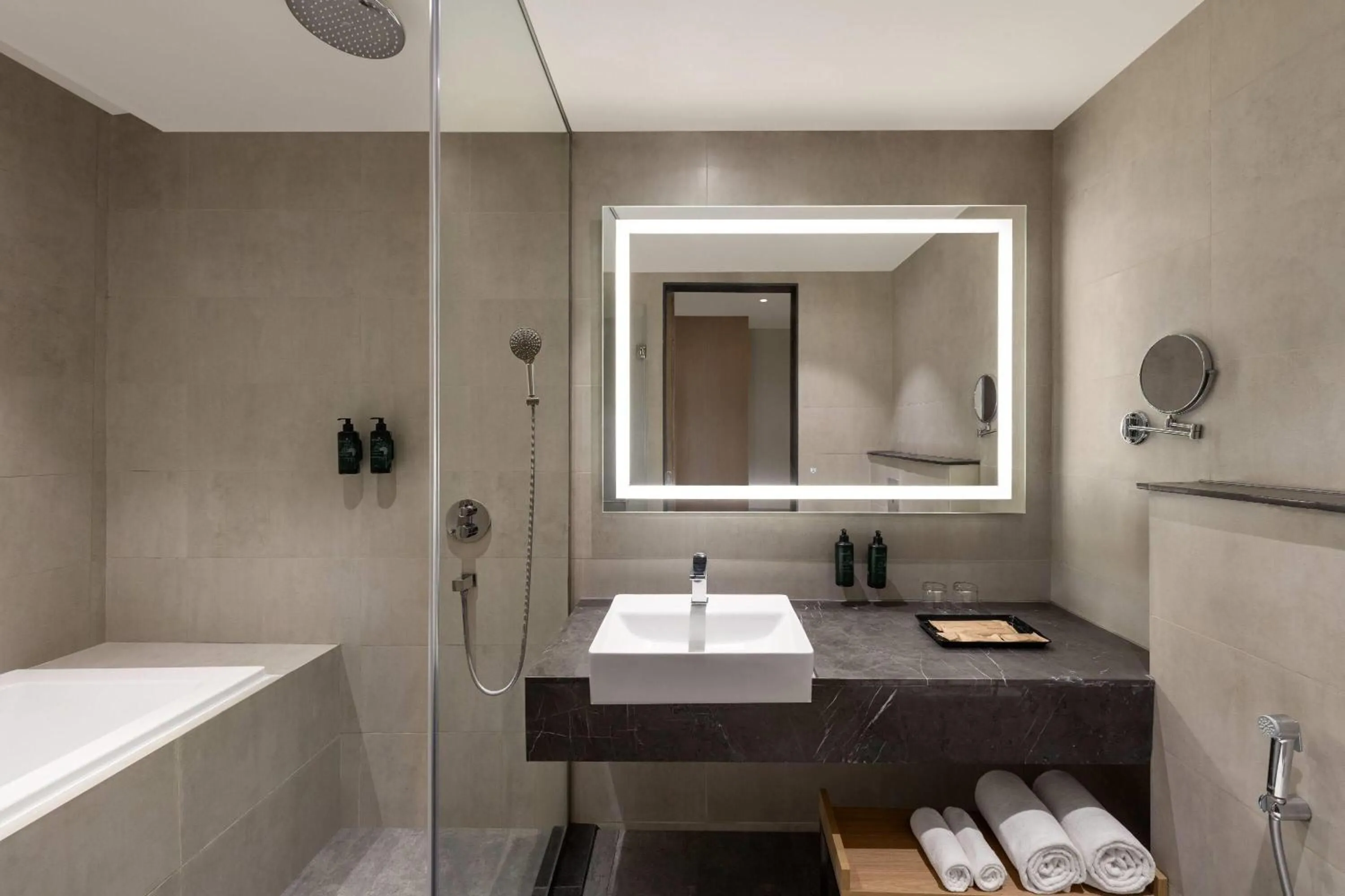 Bathroom in Ramada by Wyndham Sonipat Murthal