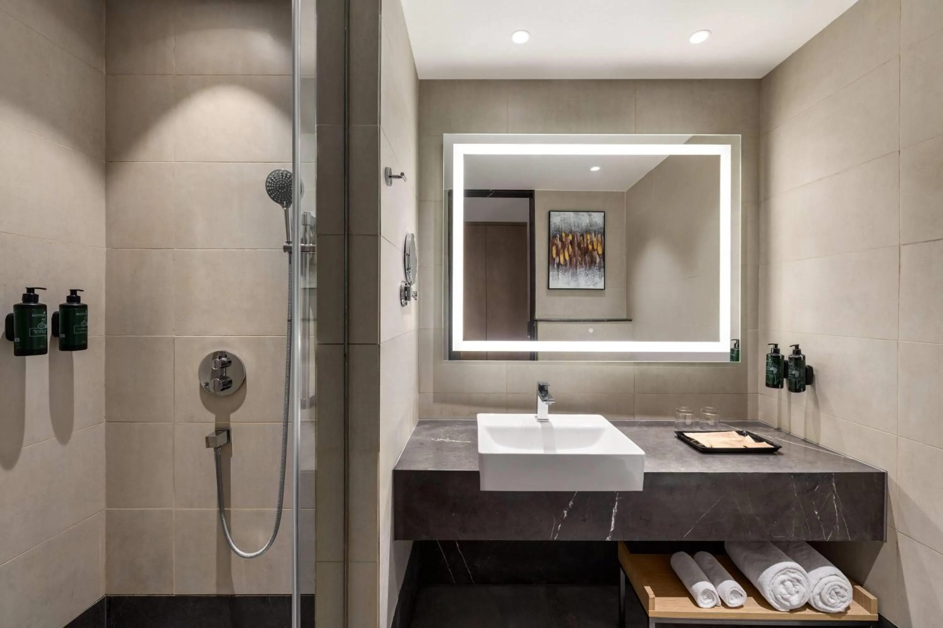 Bathroom in Ramada by Wyndham Sonipat Murthal