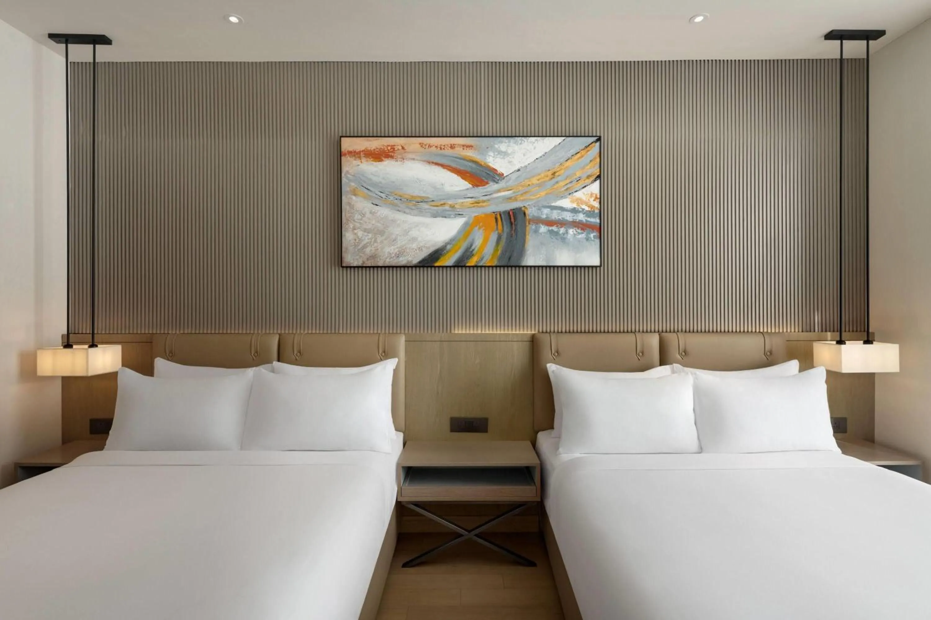 Photo of the whole room, Bed in Ramada by Wyndham Sonipat Murthal