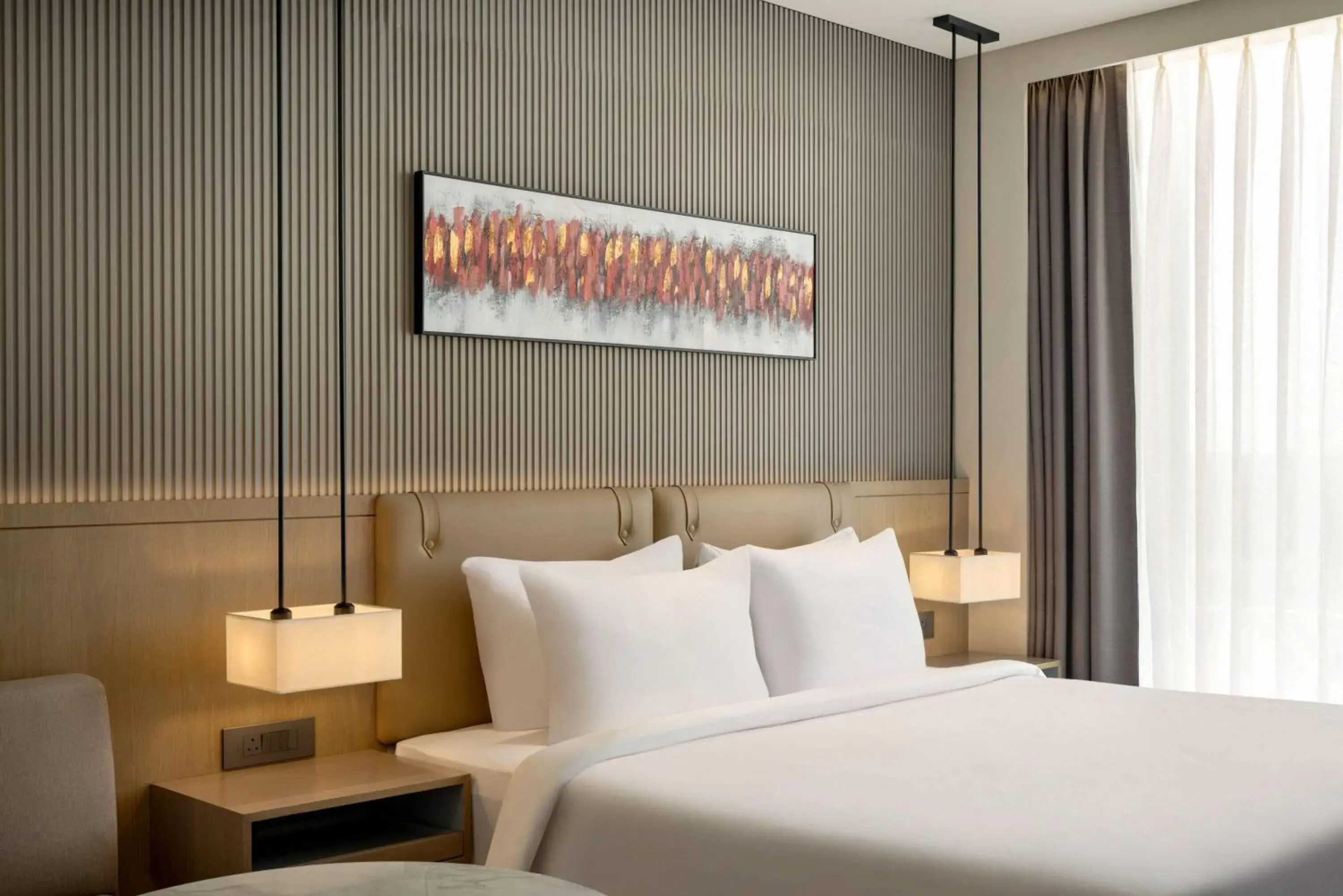 Deluxe King Room in Ramada by Wyndham Sonipat Murthal Deluxe King Room in Ramada by Wyndham Sonipat Murthal