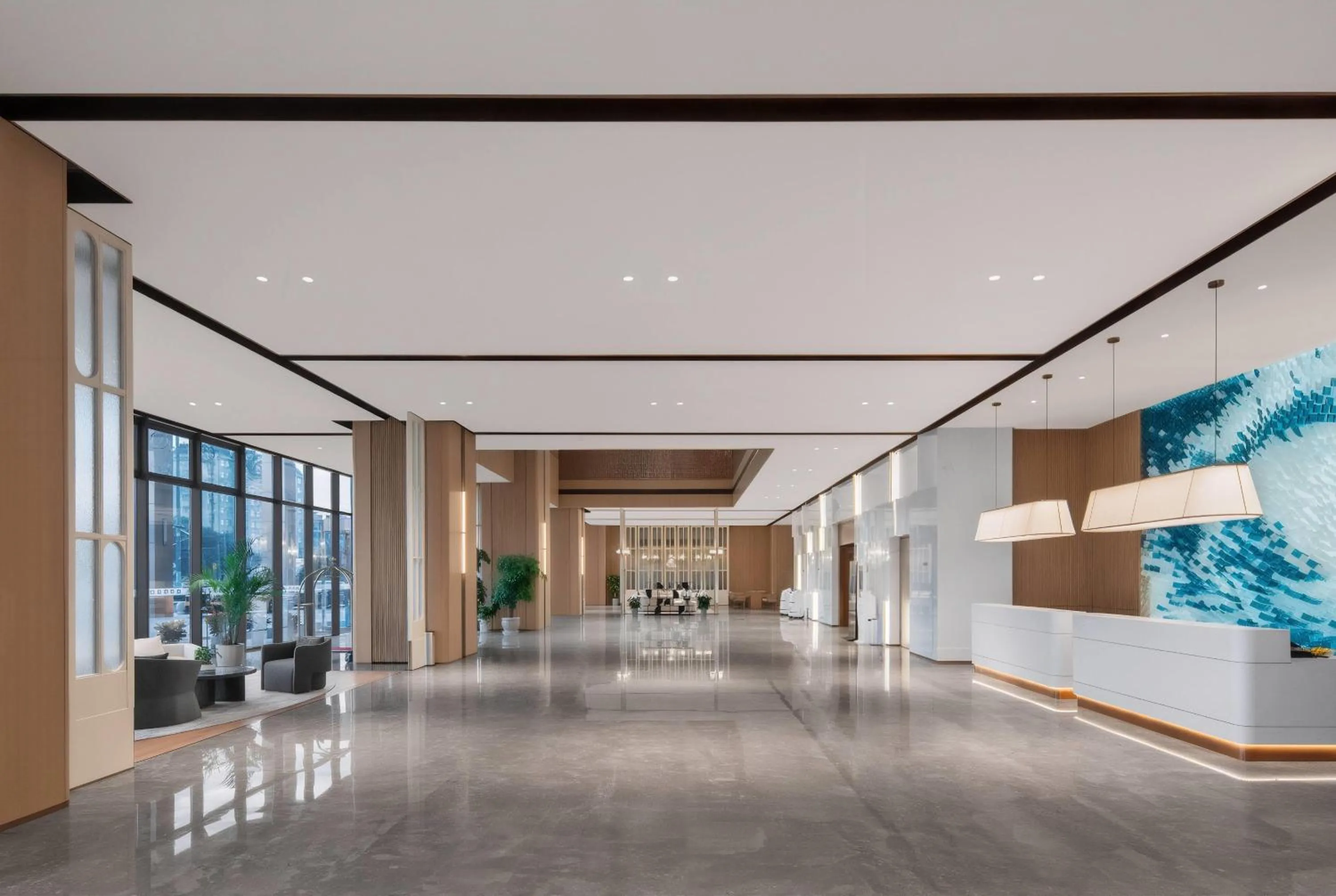 Lobby or reception in Wyndham Garden Shanghai Songjiang