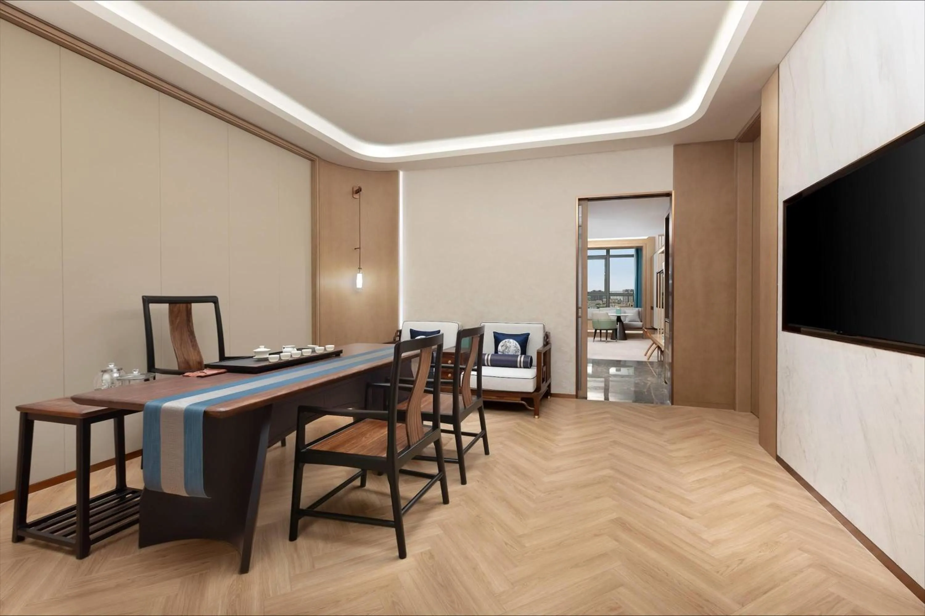 Photo of the whole room in Wyndham Garden Shanghai Songjiang