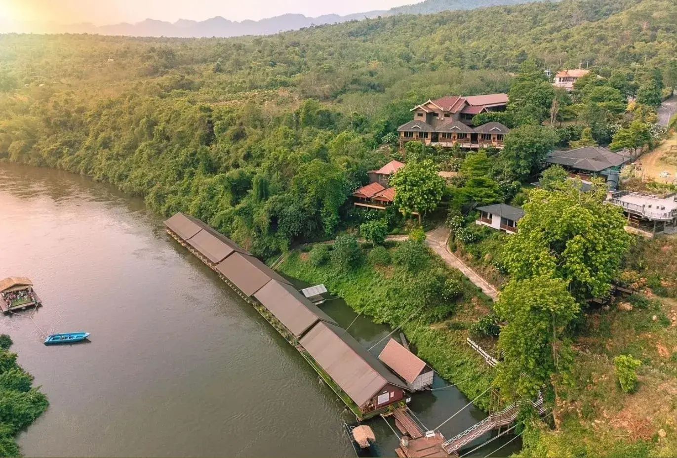 Bird's eye view in Star Hill River Kwai Resort Bird's eye view in Star Hill River Kwai Resort