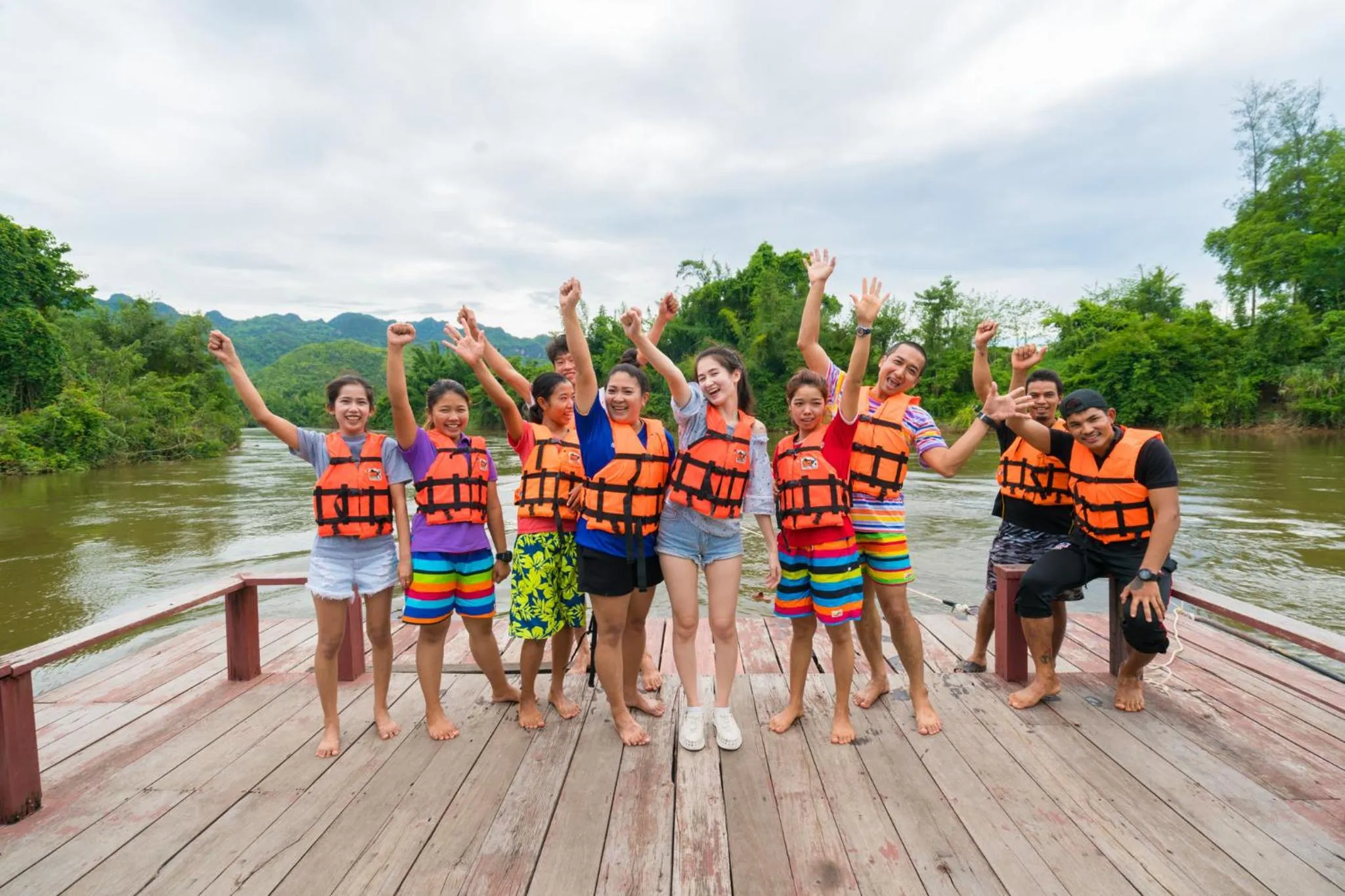 People in Star Hill River Kwai Resort
