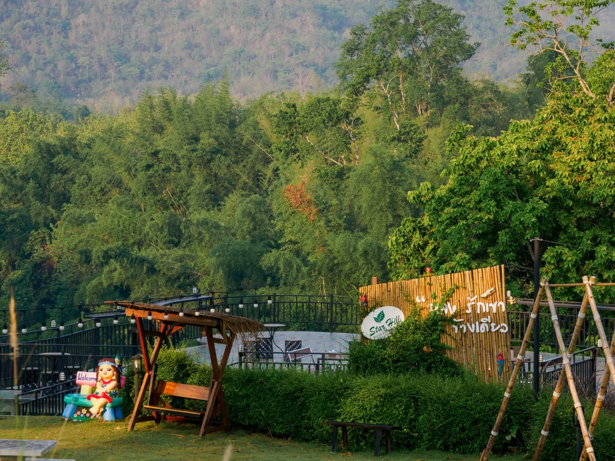 Natural landscape in Star Hill River Kwai Resort