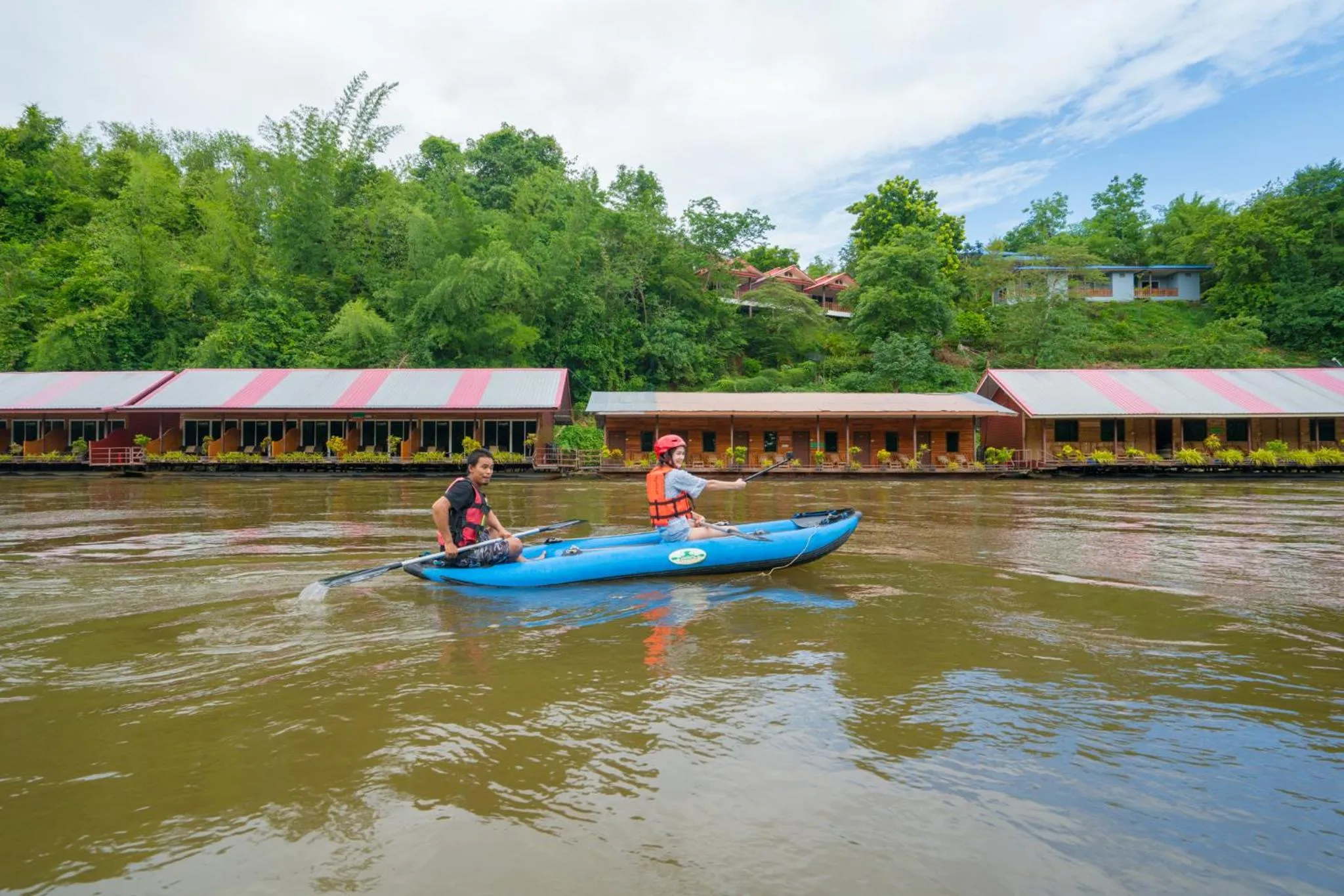 People in Star Hill River Kwai Resort