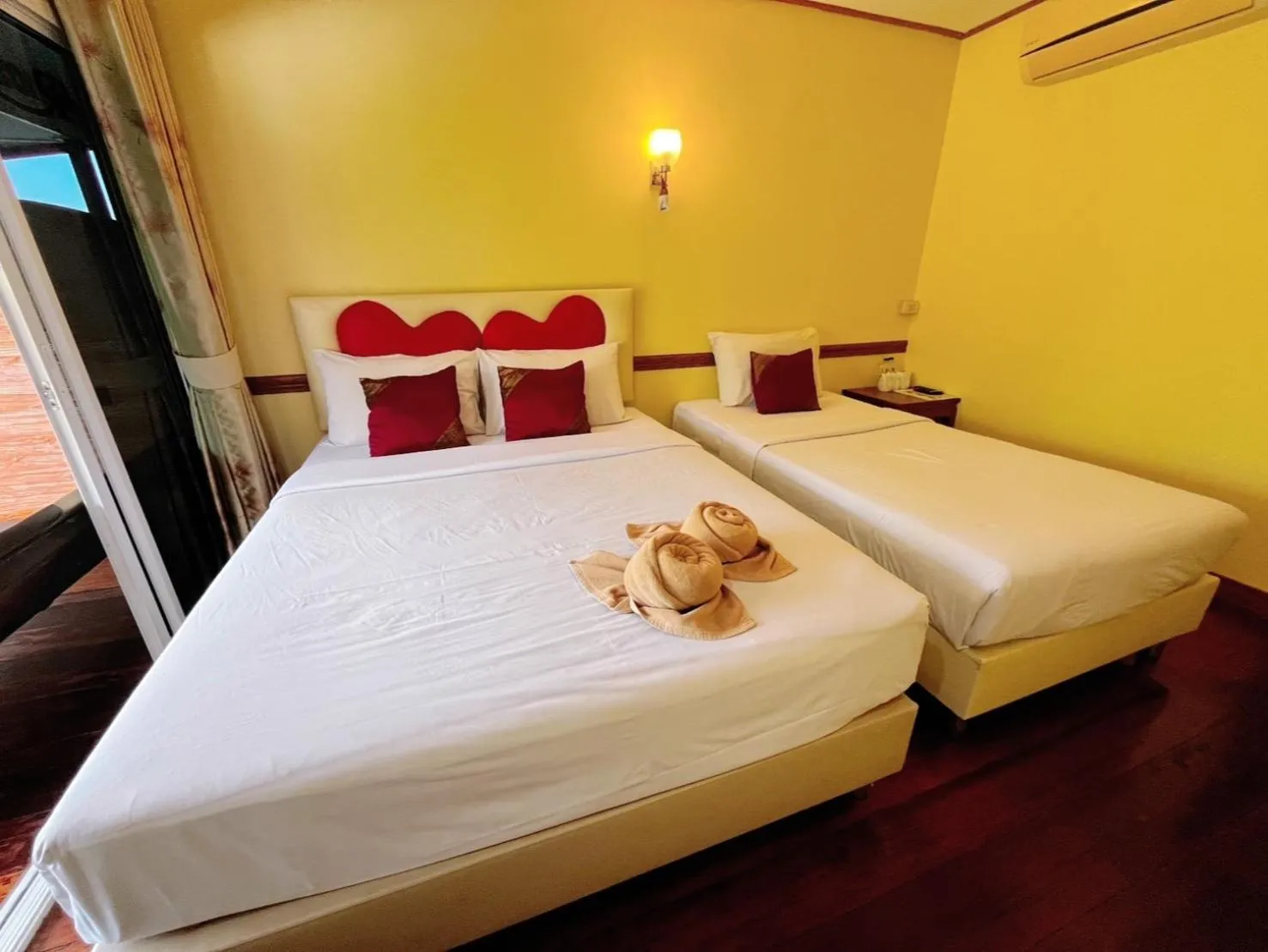 Bed in Star Hill River Kwai Resort