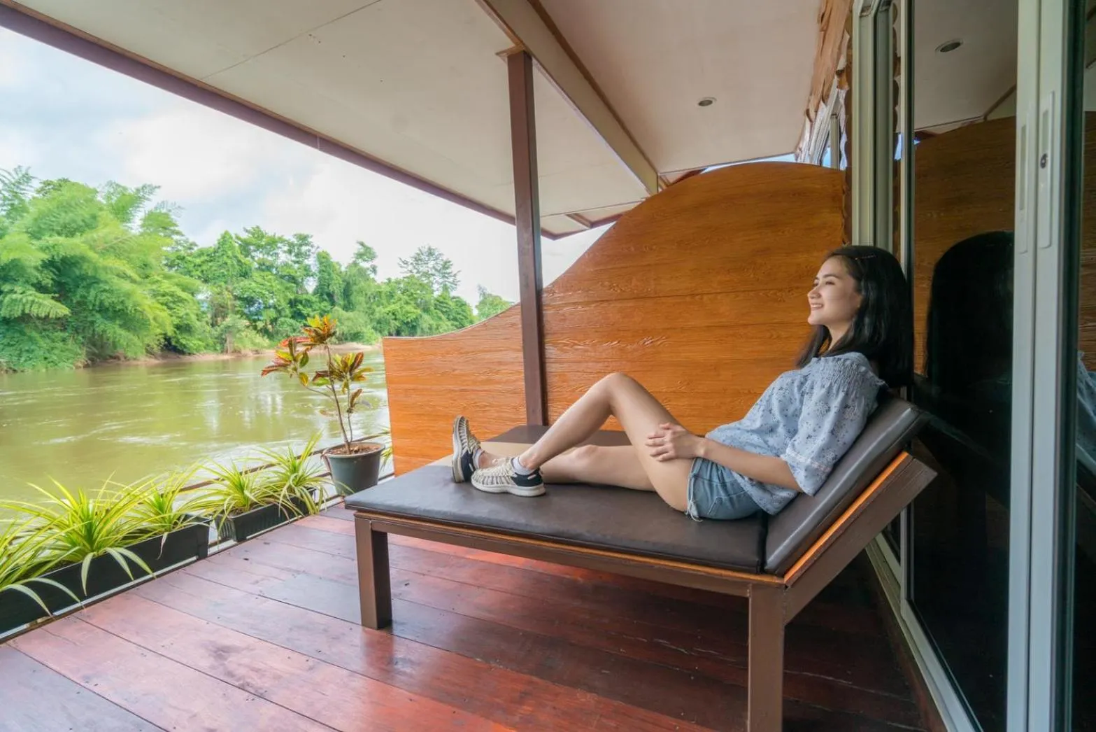 People in Star Hill River Kwai Resort