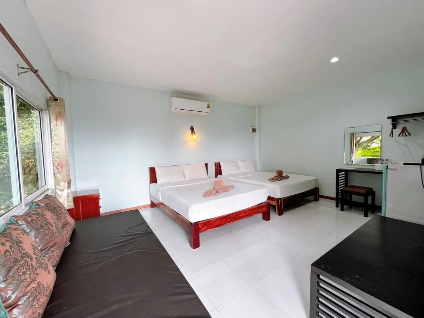 Bed in Star Hill River Kwai Resort