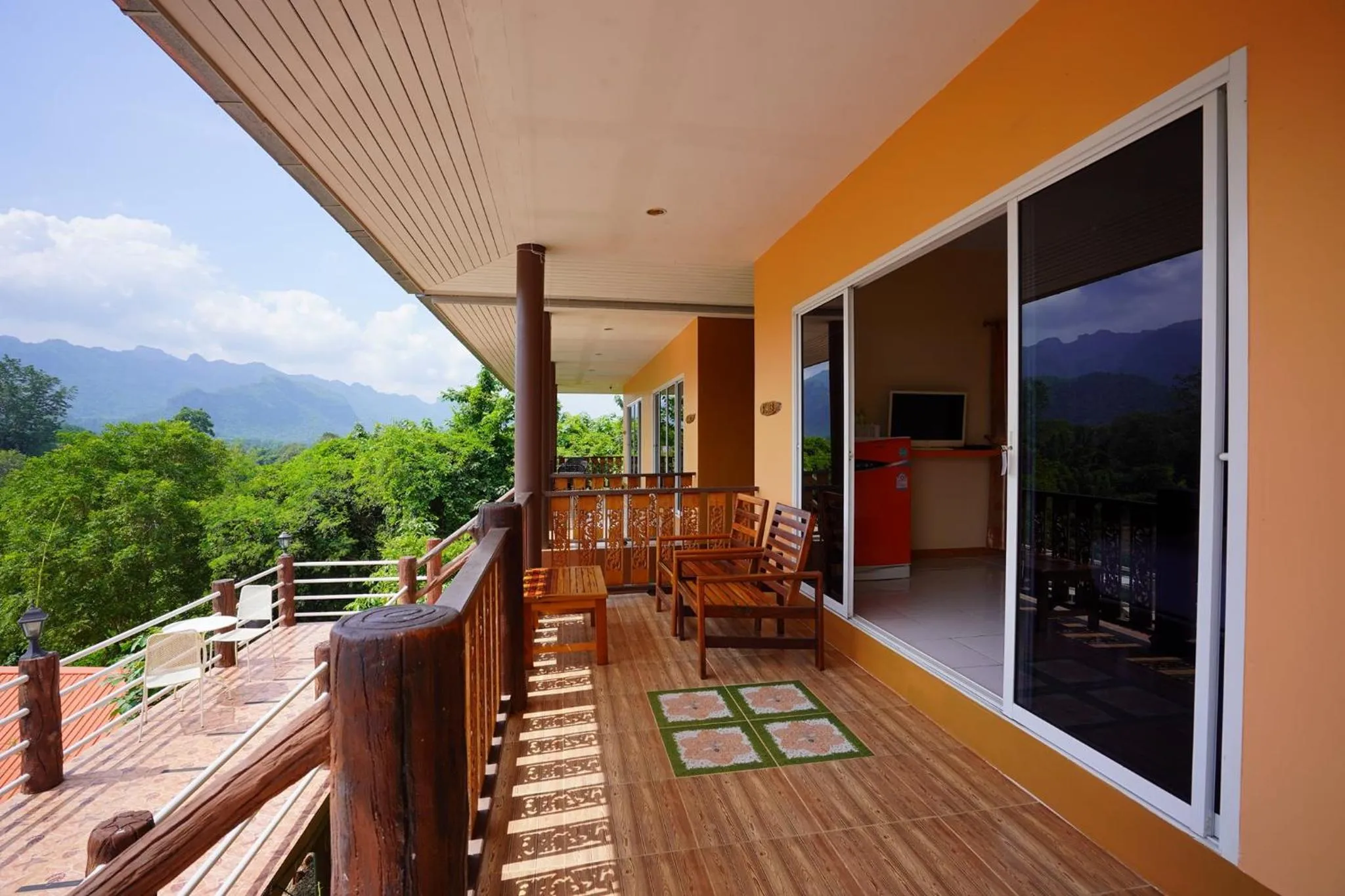 Patio in Star Hill River Kwai Resort