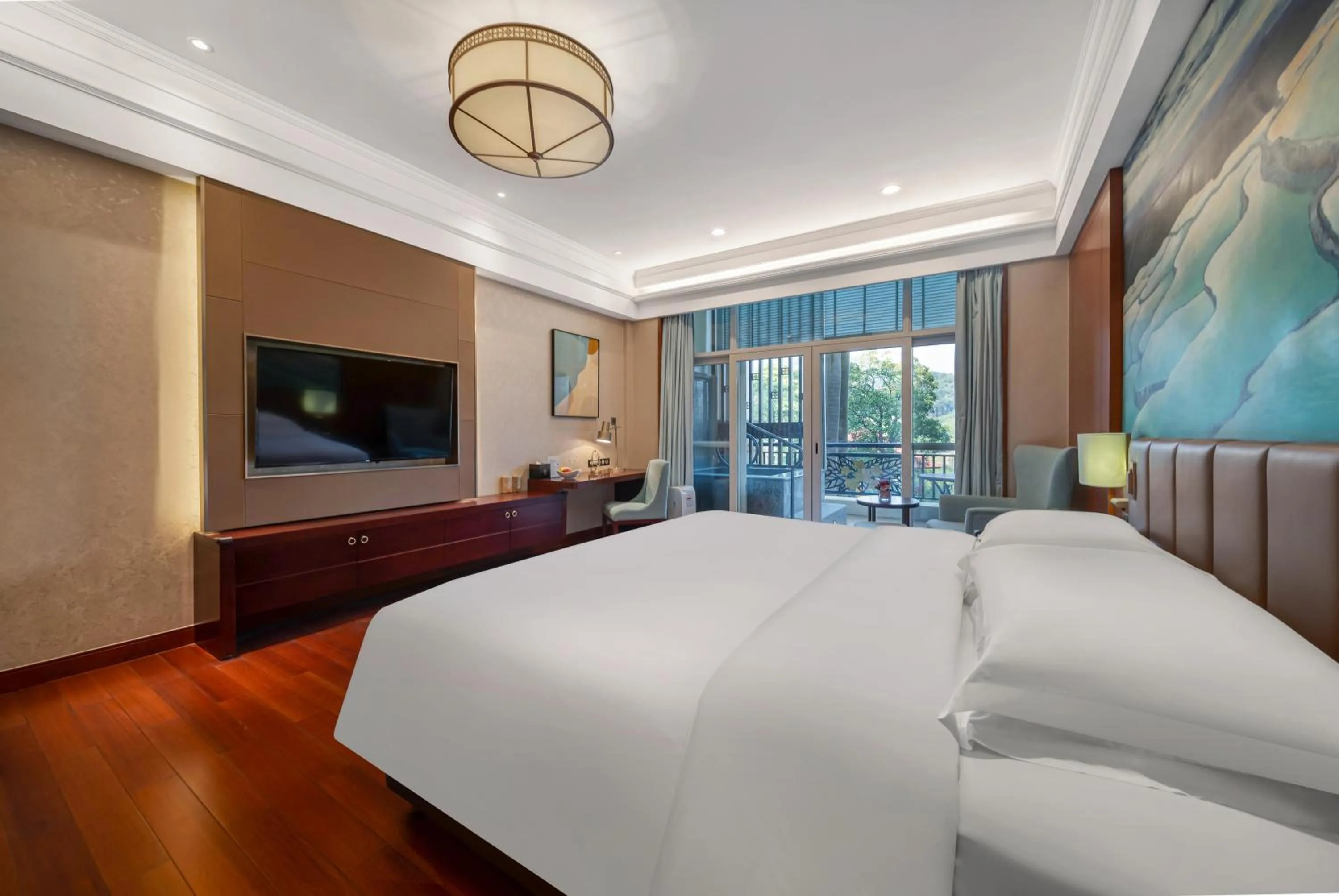 Photo of the whole room in Good View Hotel Tangxia - 15 mins drive from Dongguan South Railway Station