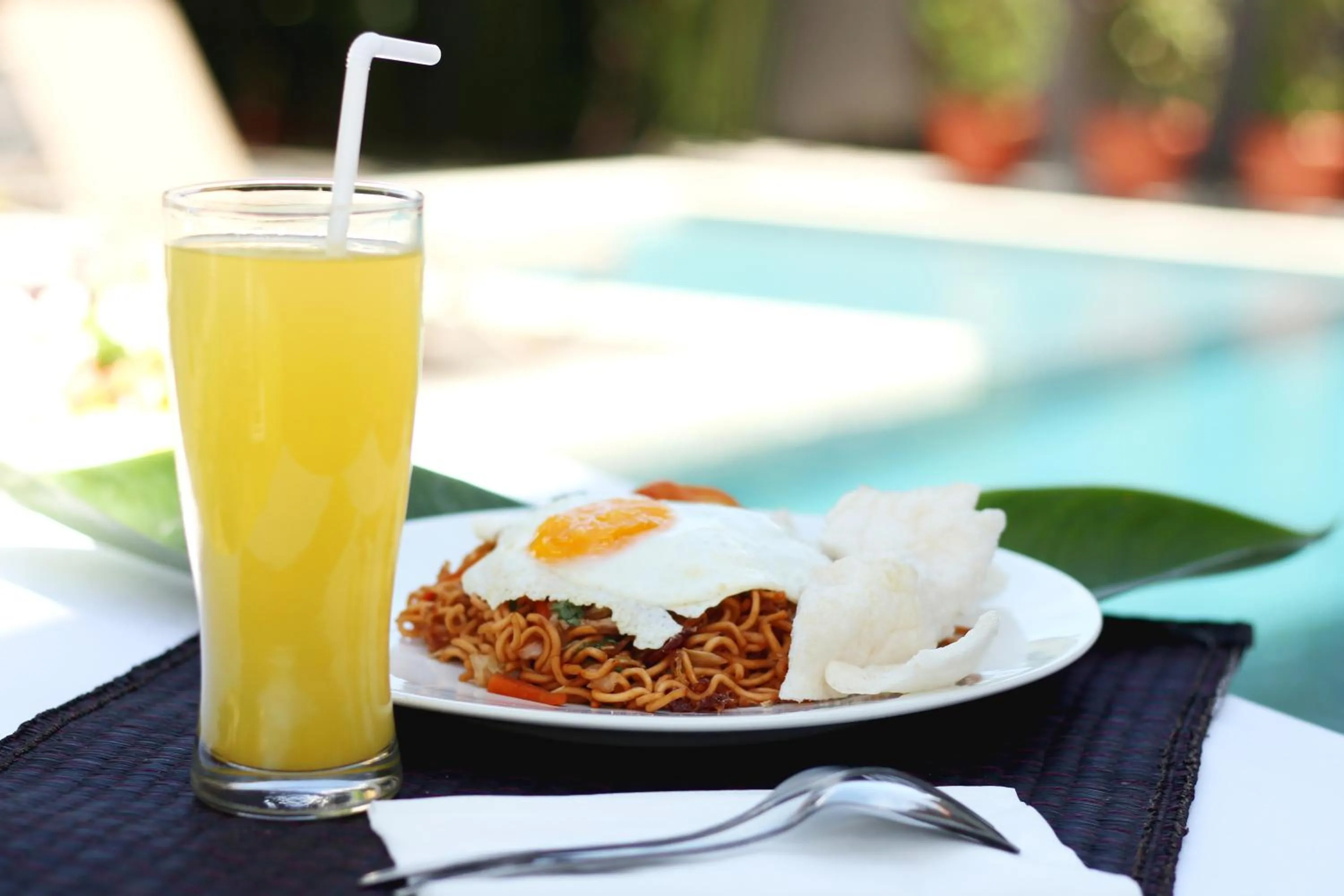 Asian breakfast in Srikandi Inn