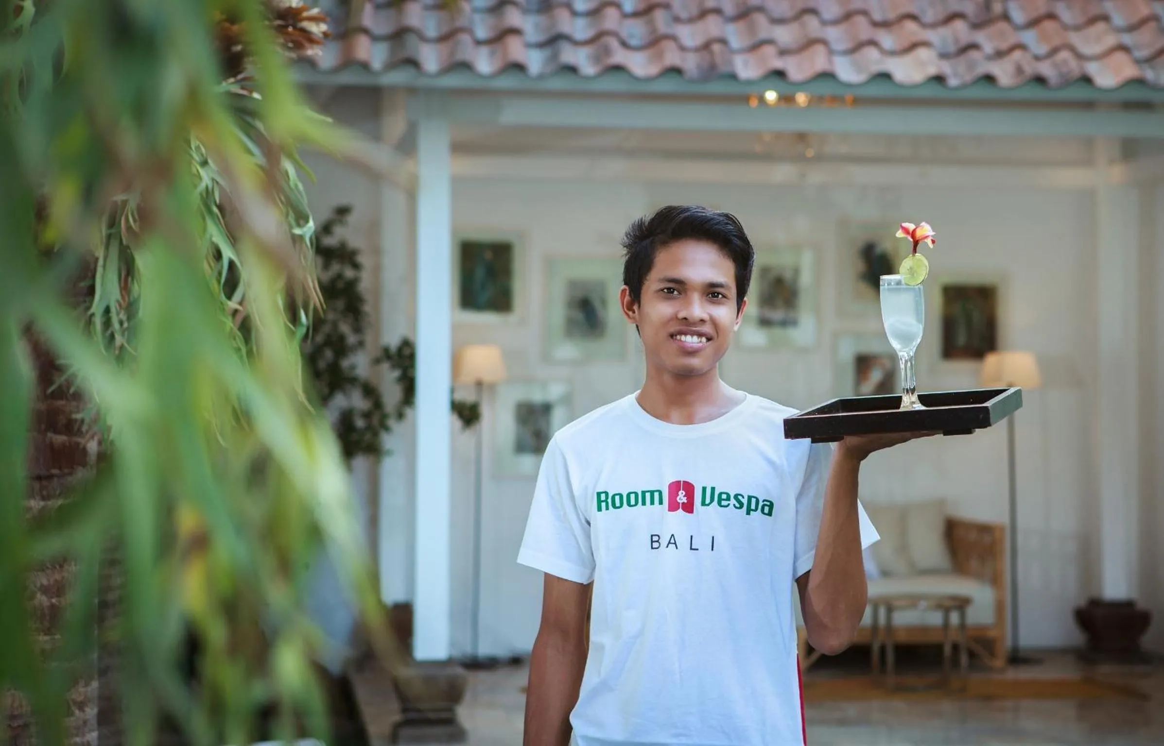 Staff in Room & Vespa 4 - Central Seminyak Near Beach