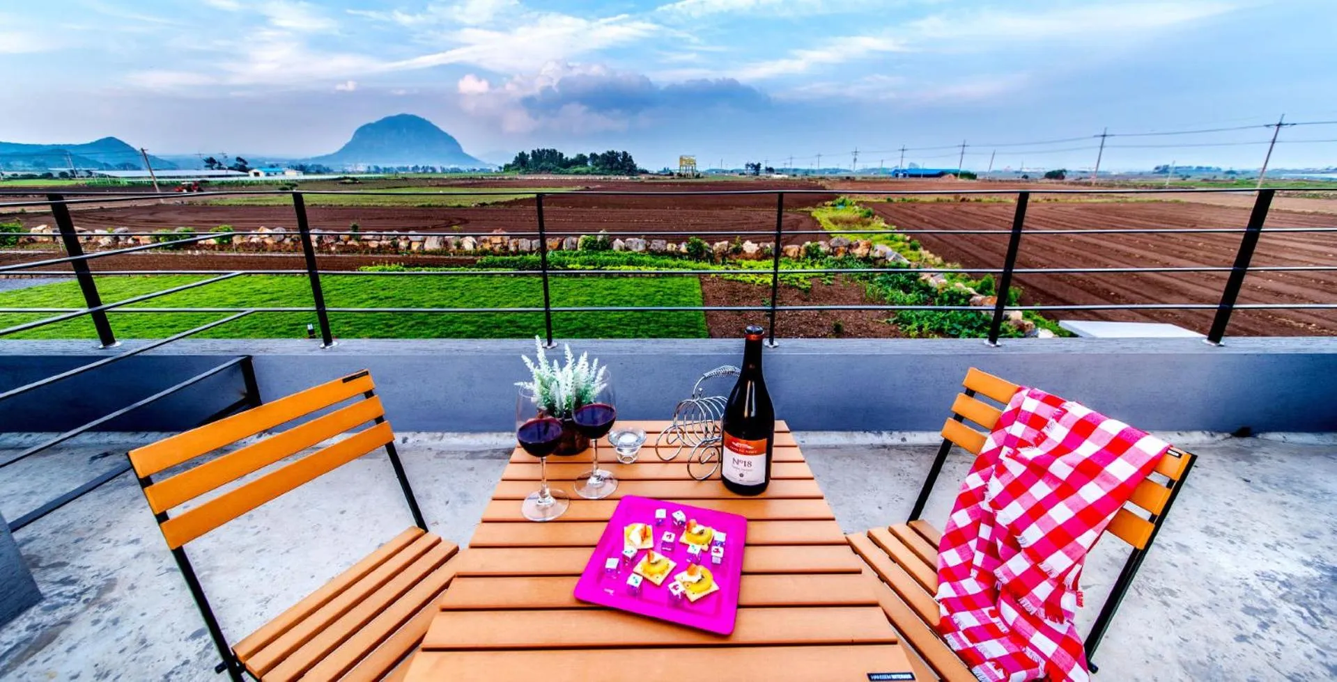 Balcony/Terrace in Boreum Pension