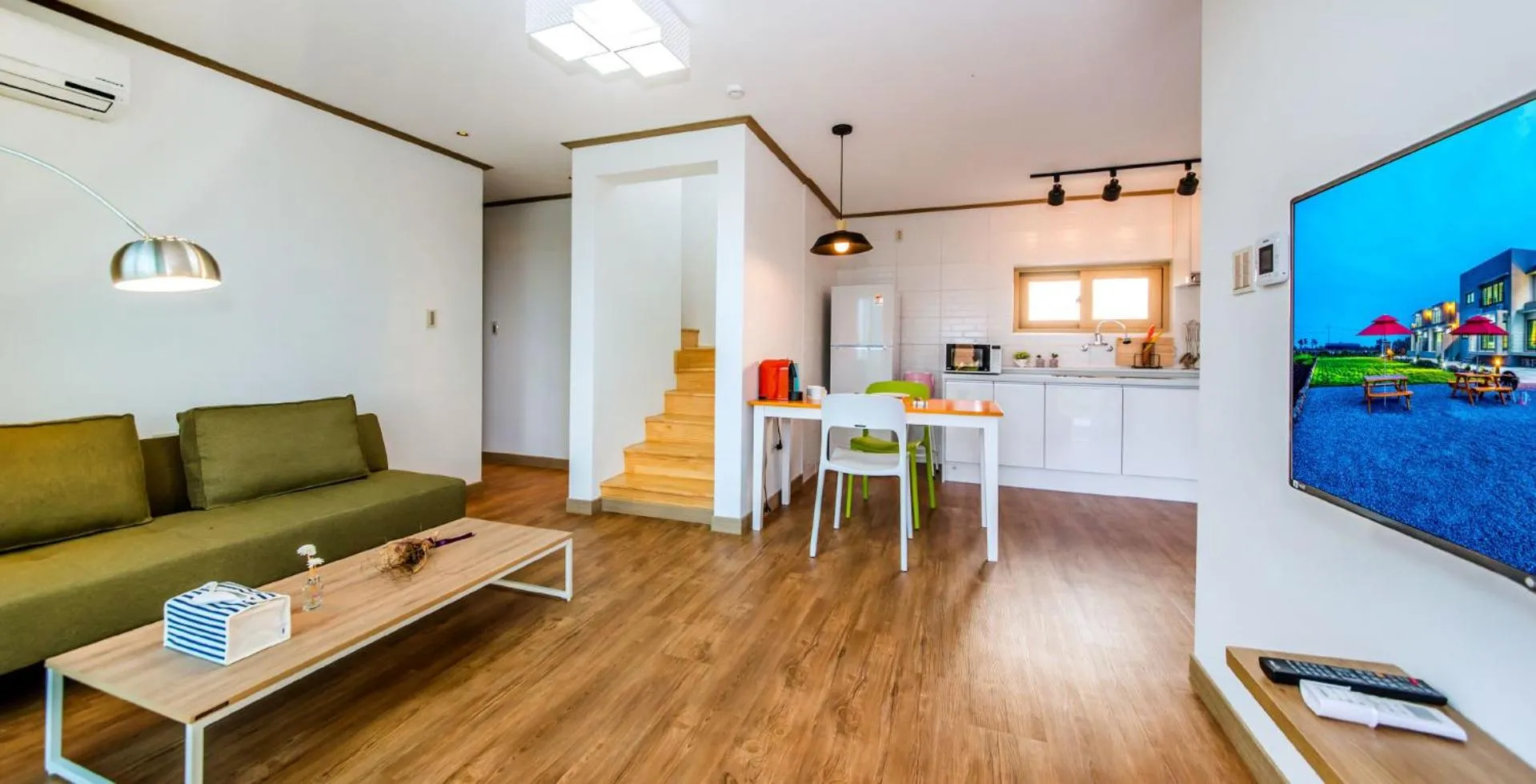 Kitchen or kitchenette in Boreum Pension