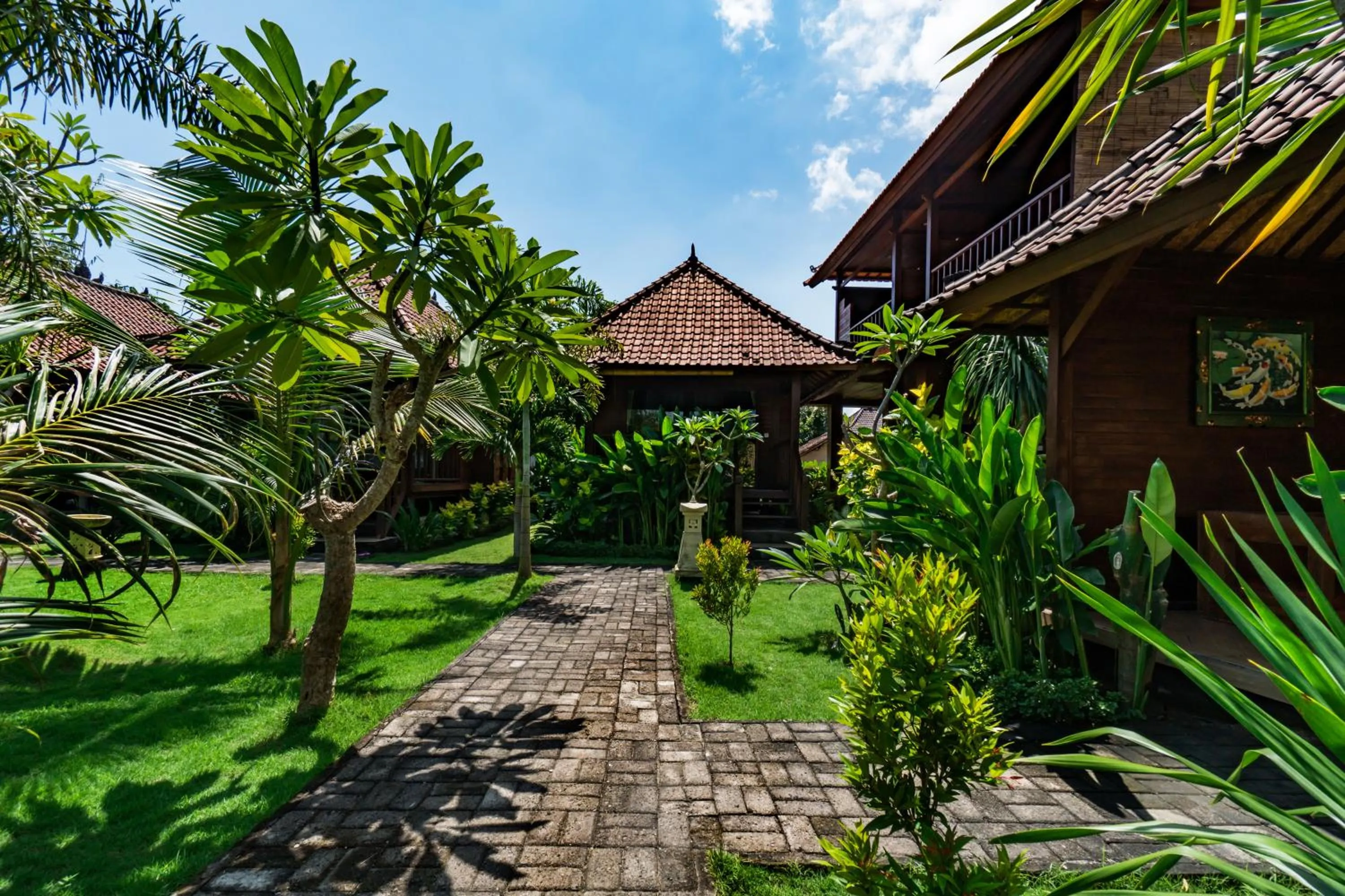 Garden in The Cozy Villas Lembongan