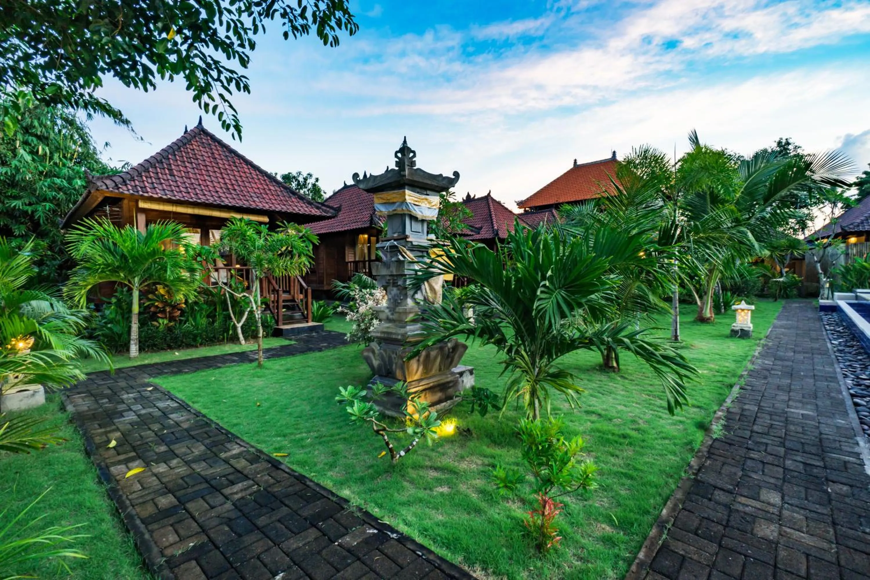 Garden in The Cozy Villas Lembongan