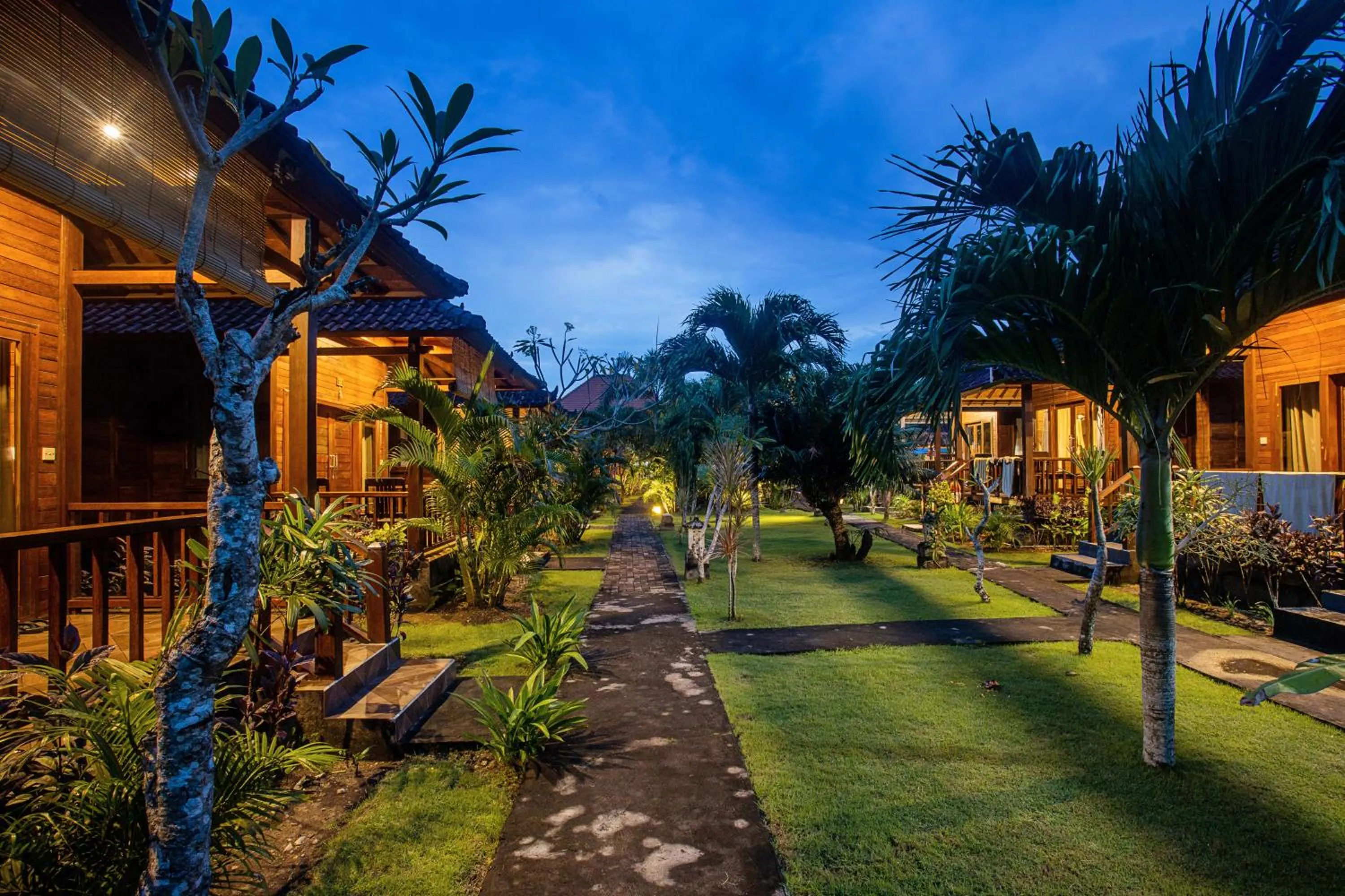 Garden in The Cozy Villas Lembongan