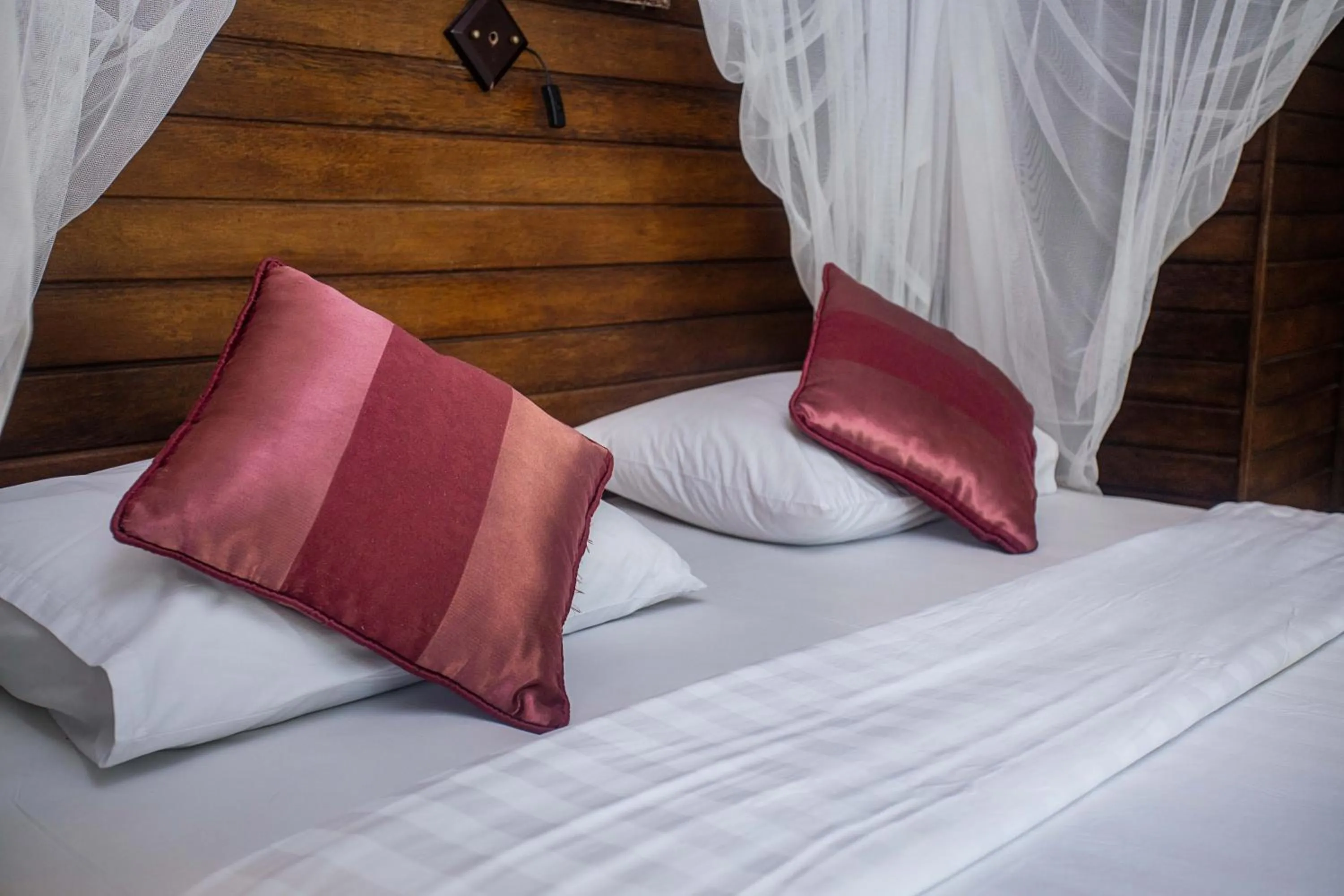 Bed in The Cozy Villas Lembongan