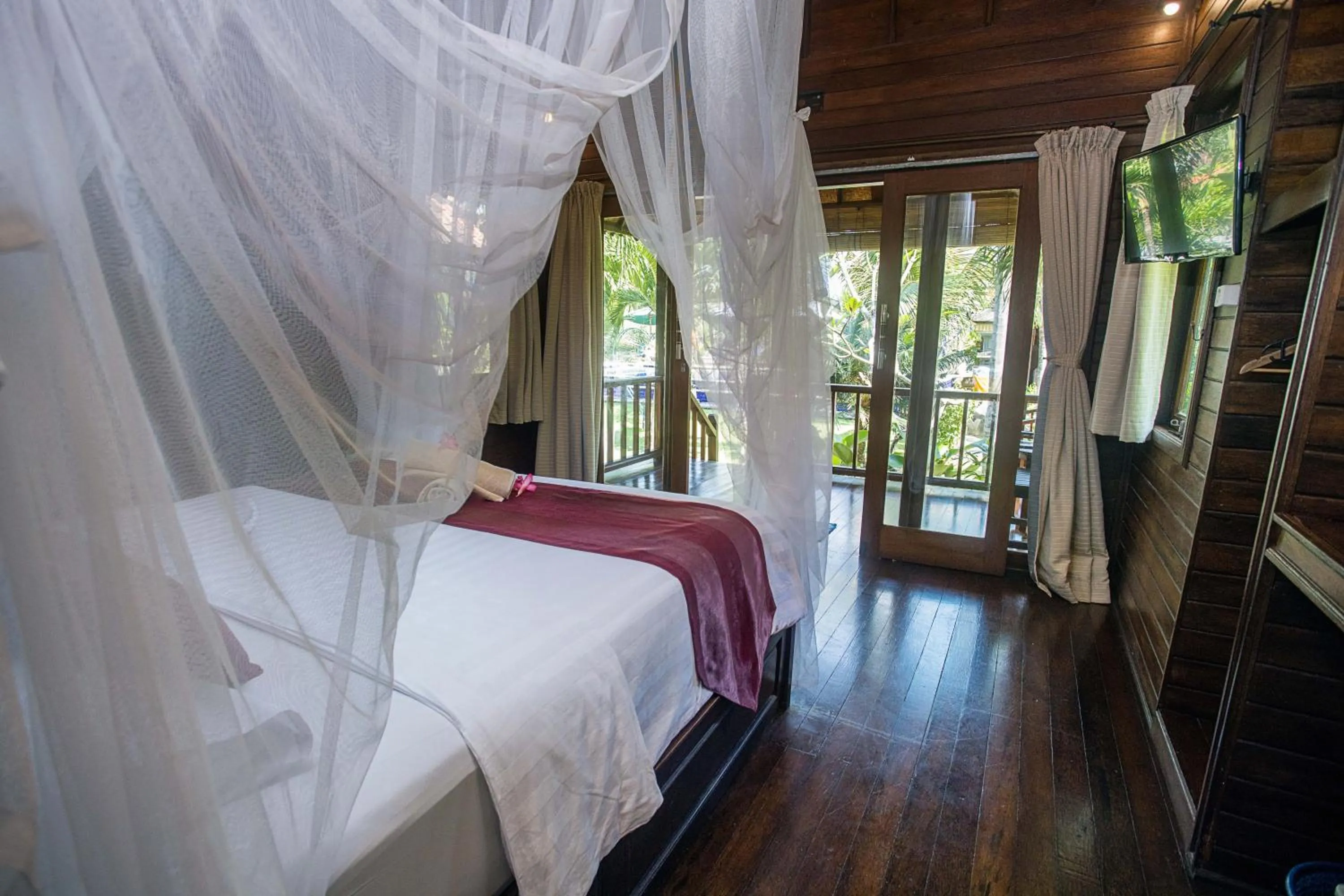 Bed in The Cozy Villas Lembongan