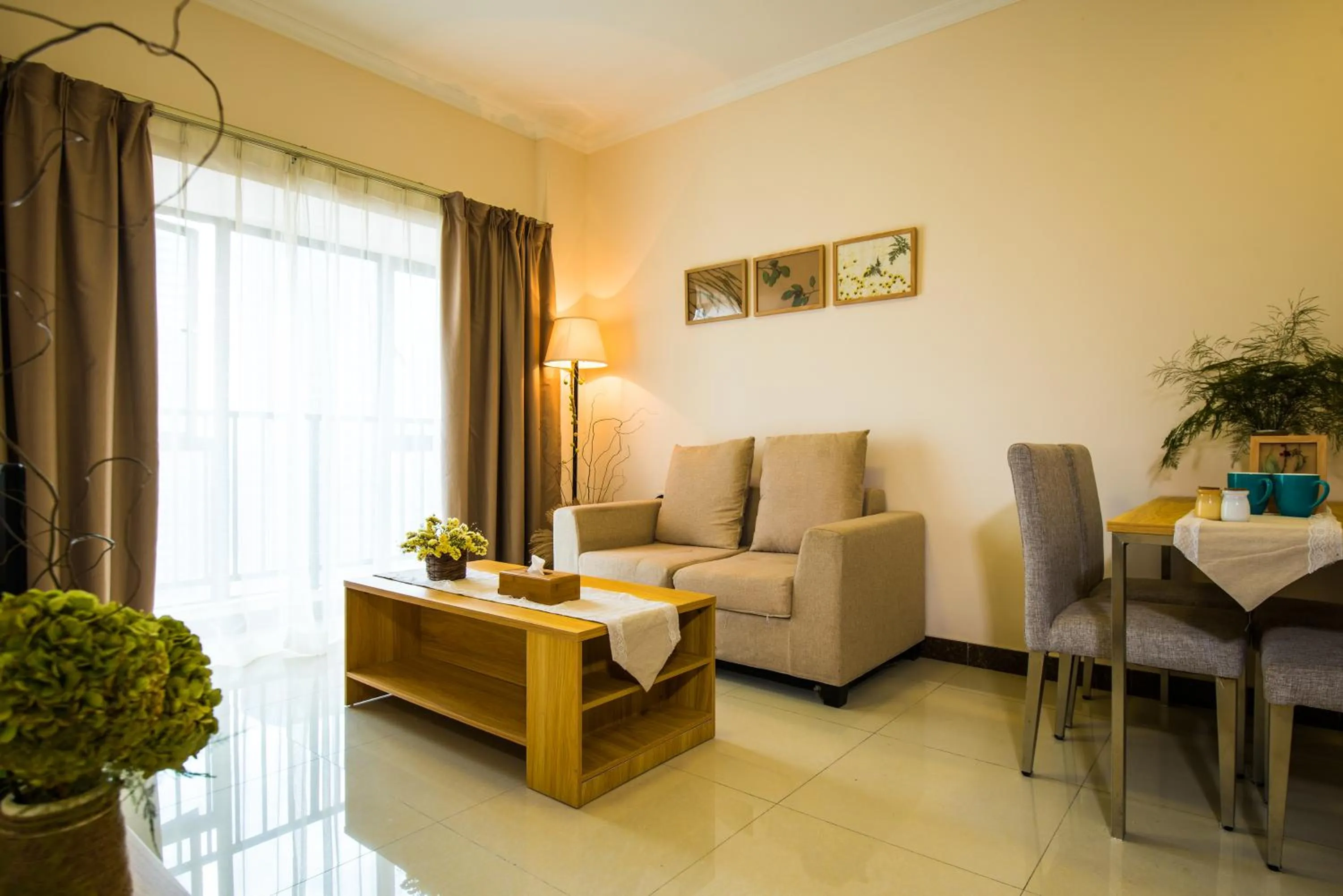 Living room in Xizhengjia Apartment Hotel Pazhou Complex