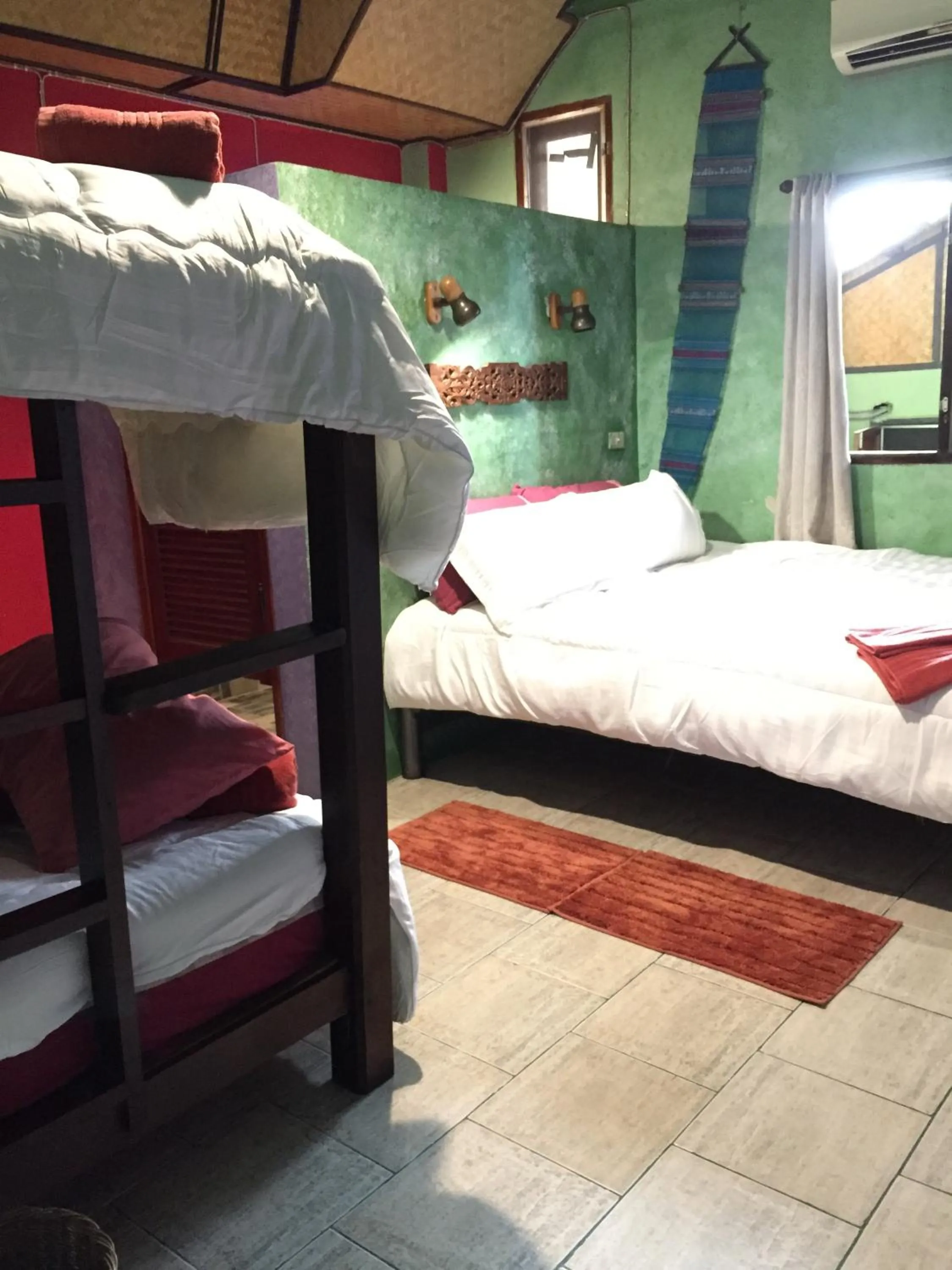 Bed in Shanti Lodge