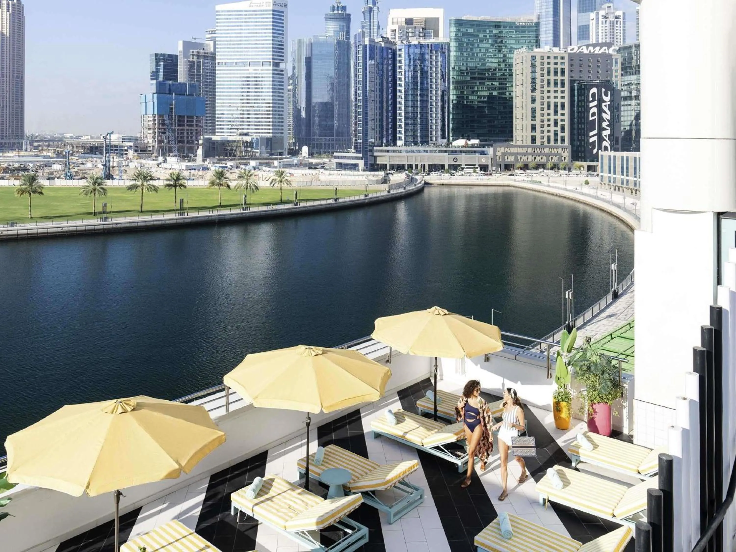 Pool view in Pullman Dubai Downtown