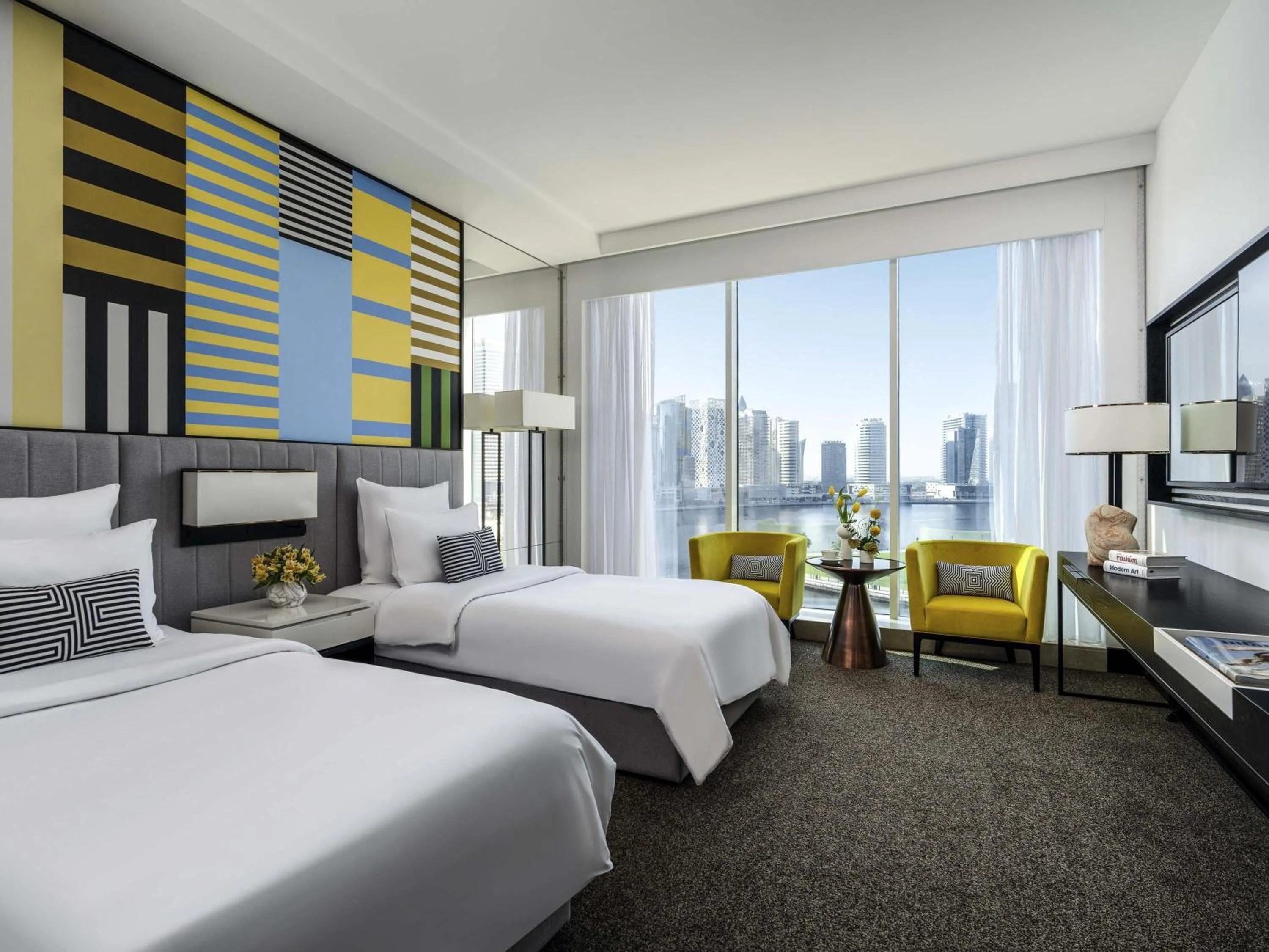 Bedroom, Bed in Pullman Dubai Downtown