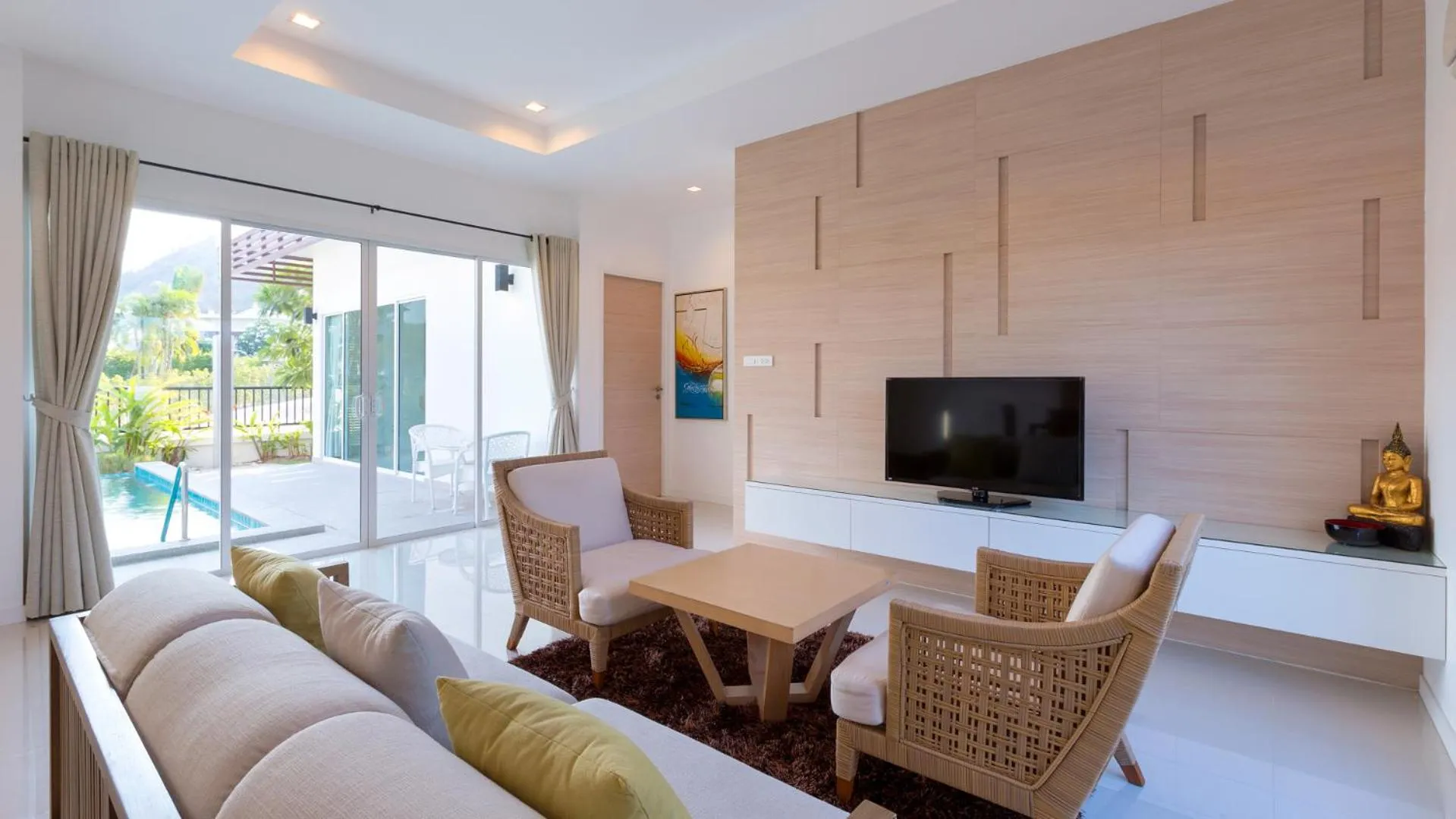 Living room in Sivana Gardens Villas Hua-Hin