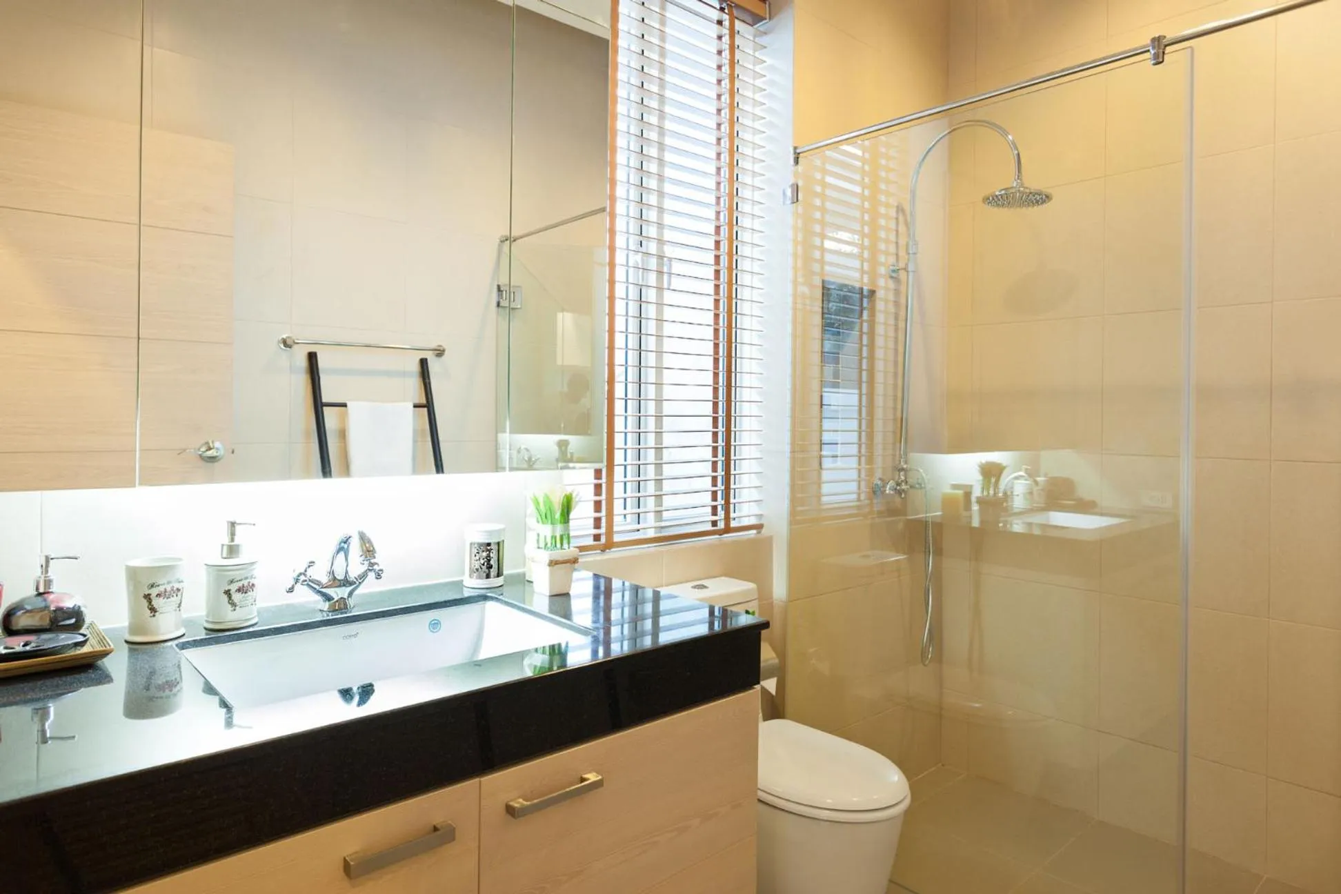 Shower in Sivana Gardens Villas Hua-Hin