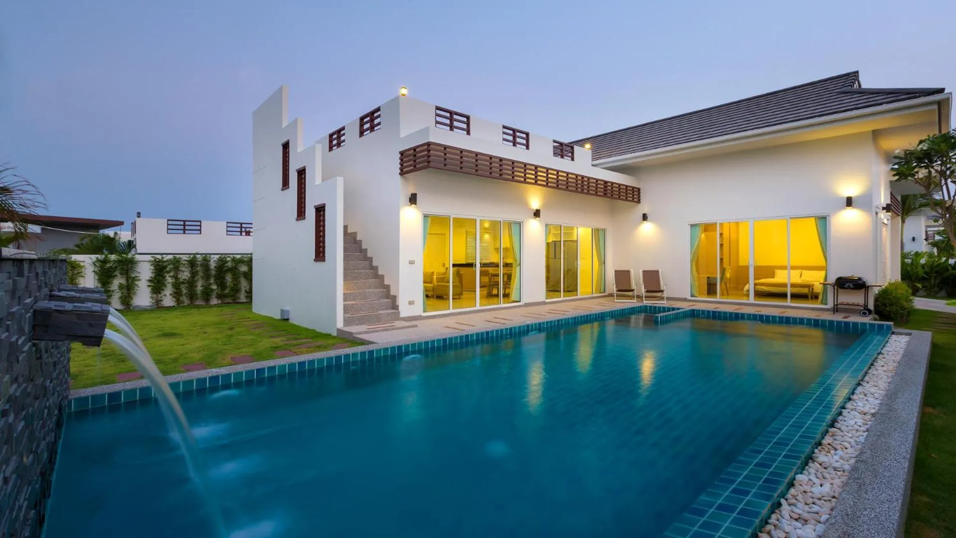 Swimming pool in Sivana Gardens Villas Hua-Hin