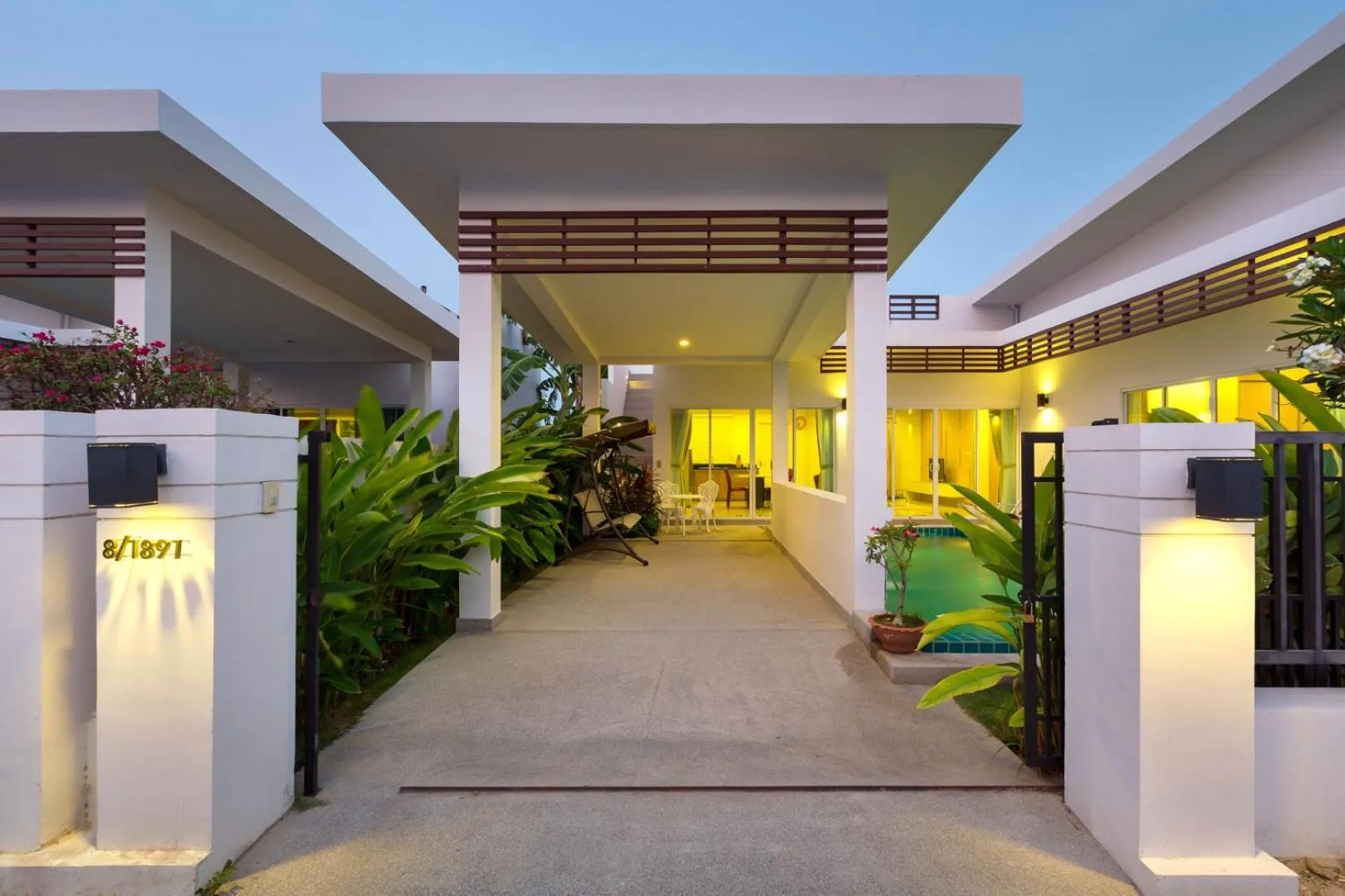 Facade/entrance in Sivana Gardens Villas Hua-Hin