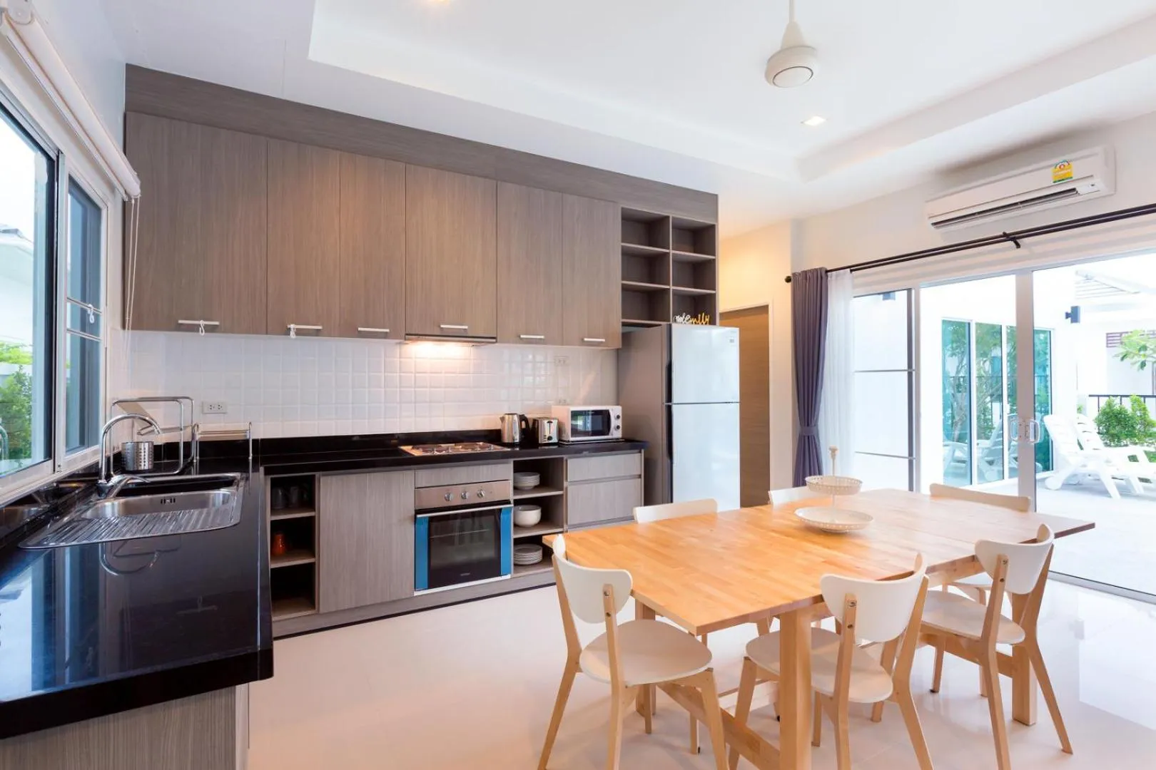 Kitchen or kitchenette in Sivana Gardens Villas Hua-Hin