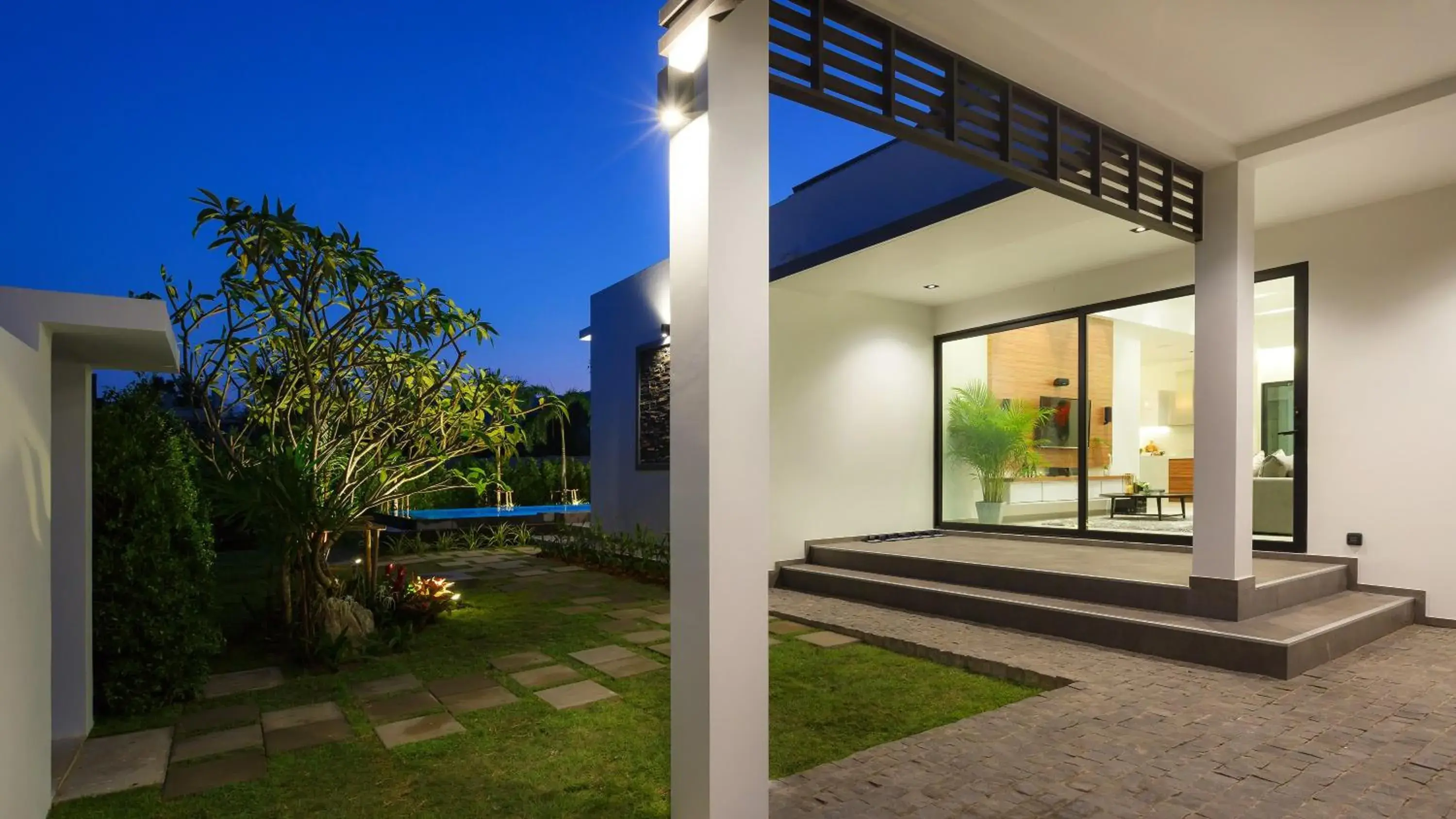 Facade/entrance in Sivana Gardens Villas Facade/entrance in Sivana Gardens Villas