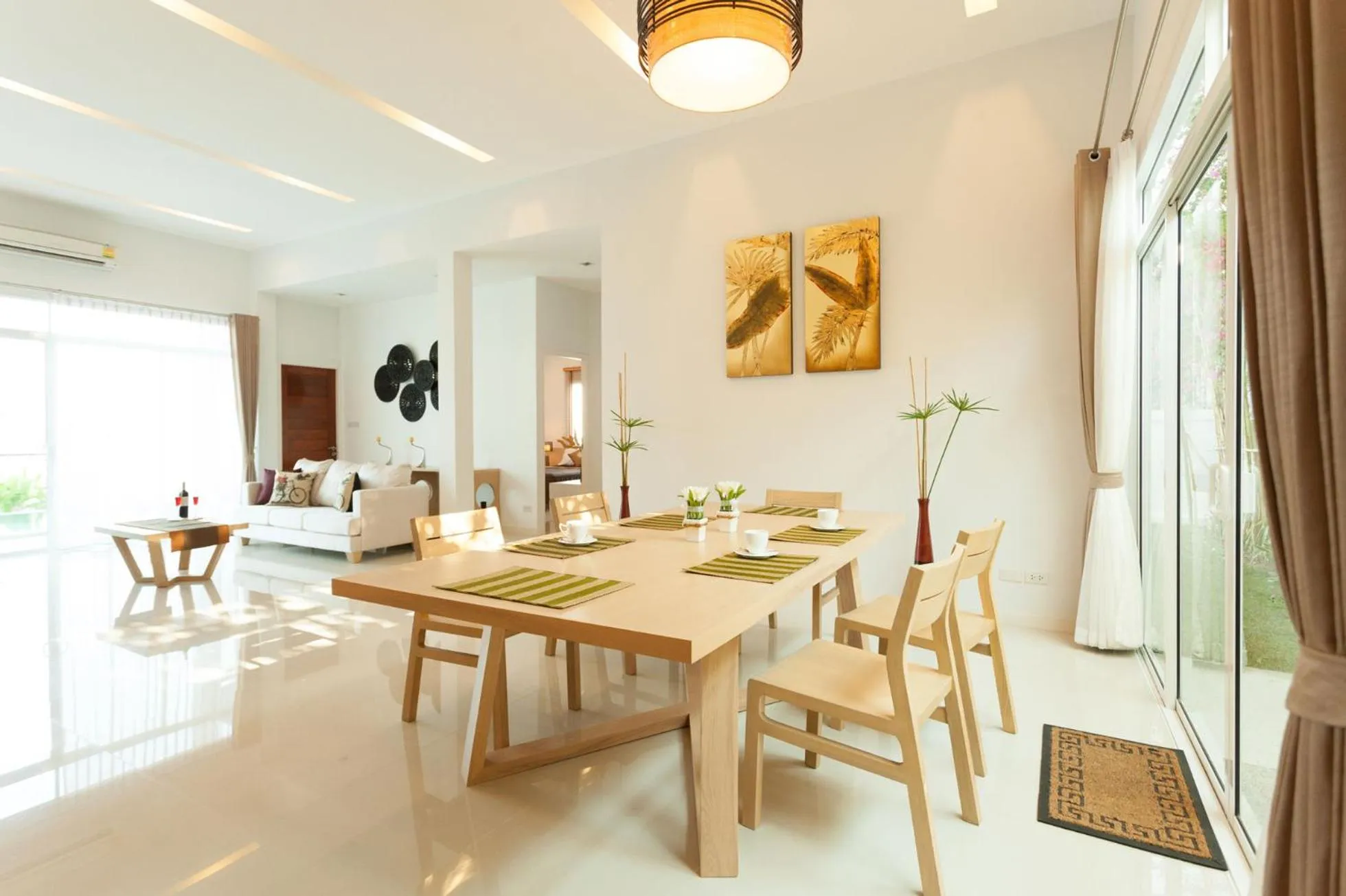 Dining area in Sivana Gardens Villas Hua-Hin