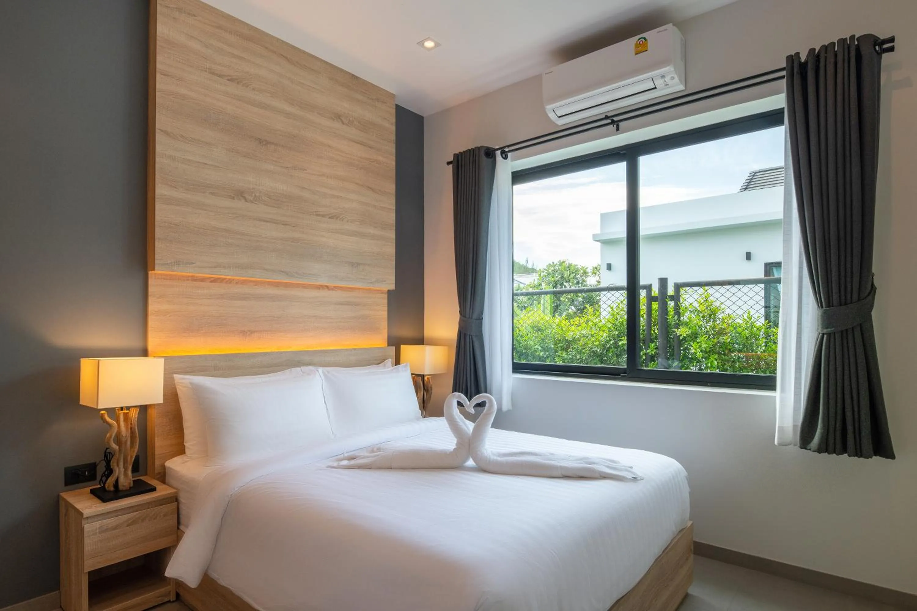 Bedroom, Bed in Sivana Gardens Villas Hua-Hin