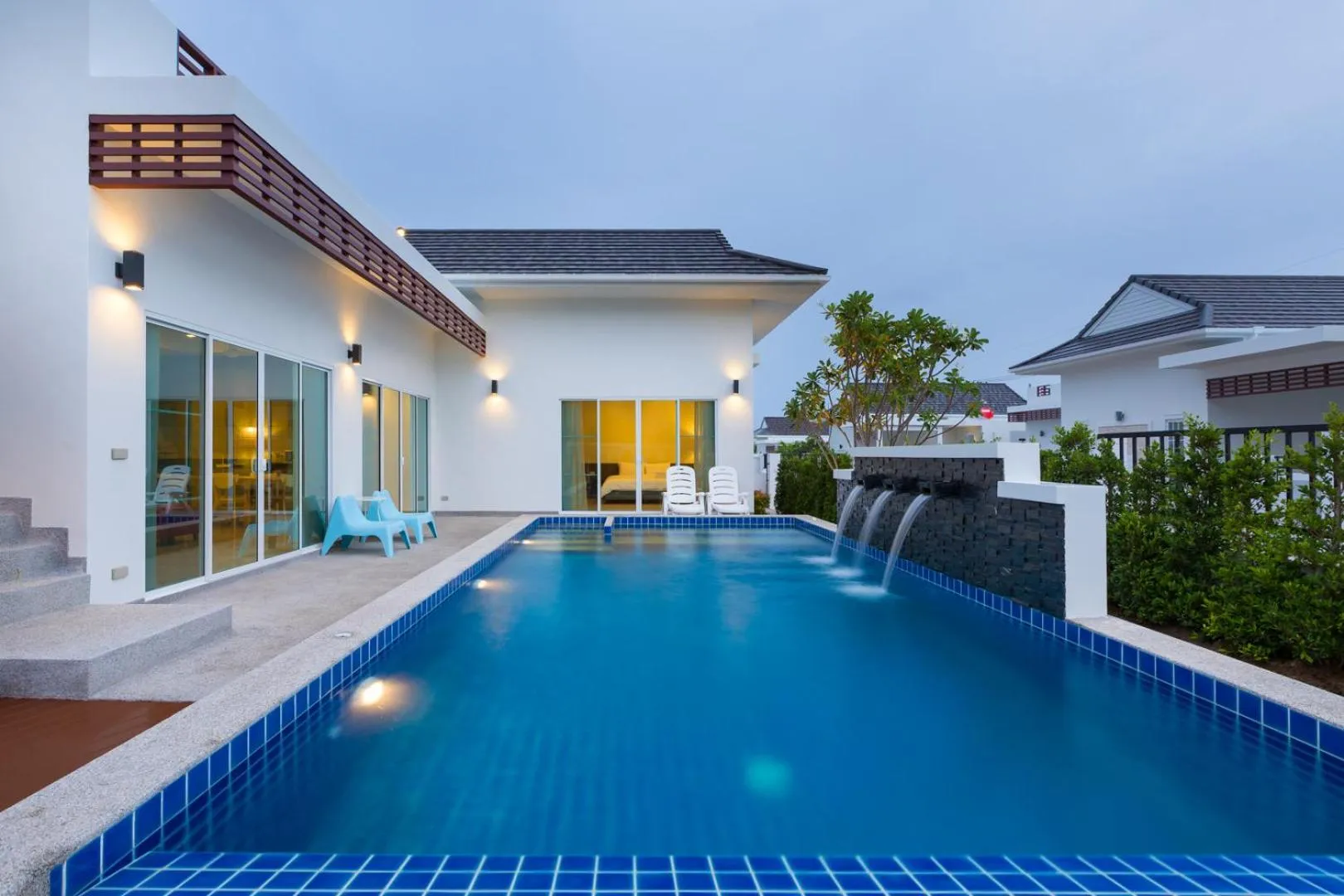 Swimming pool in Sivana Gardens Villas Hua-Hin