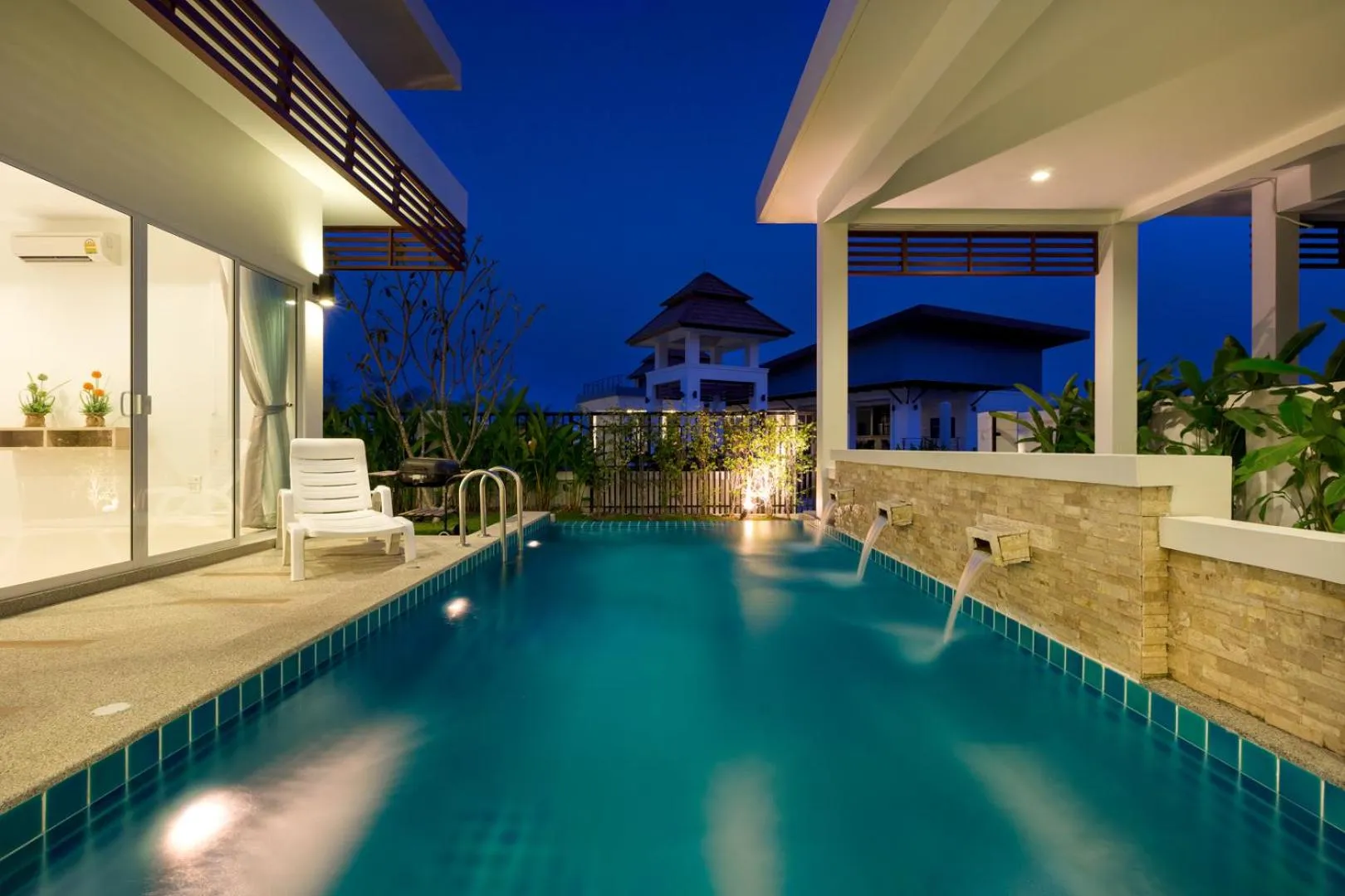 Swimming pool in Sivana Gardens Villas Hua-Hin