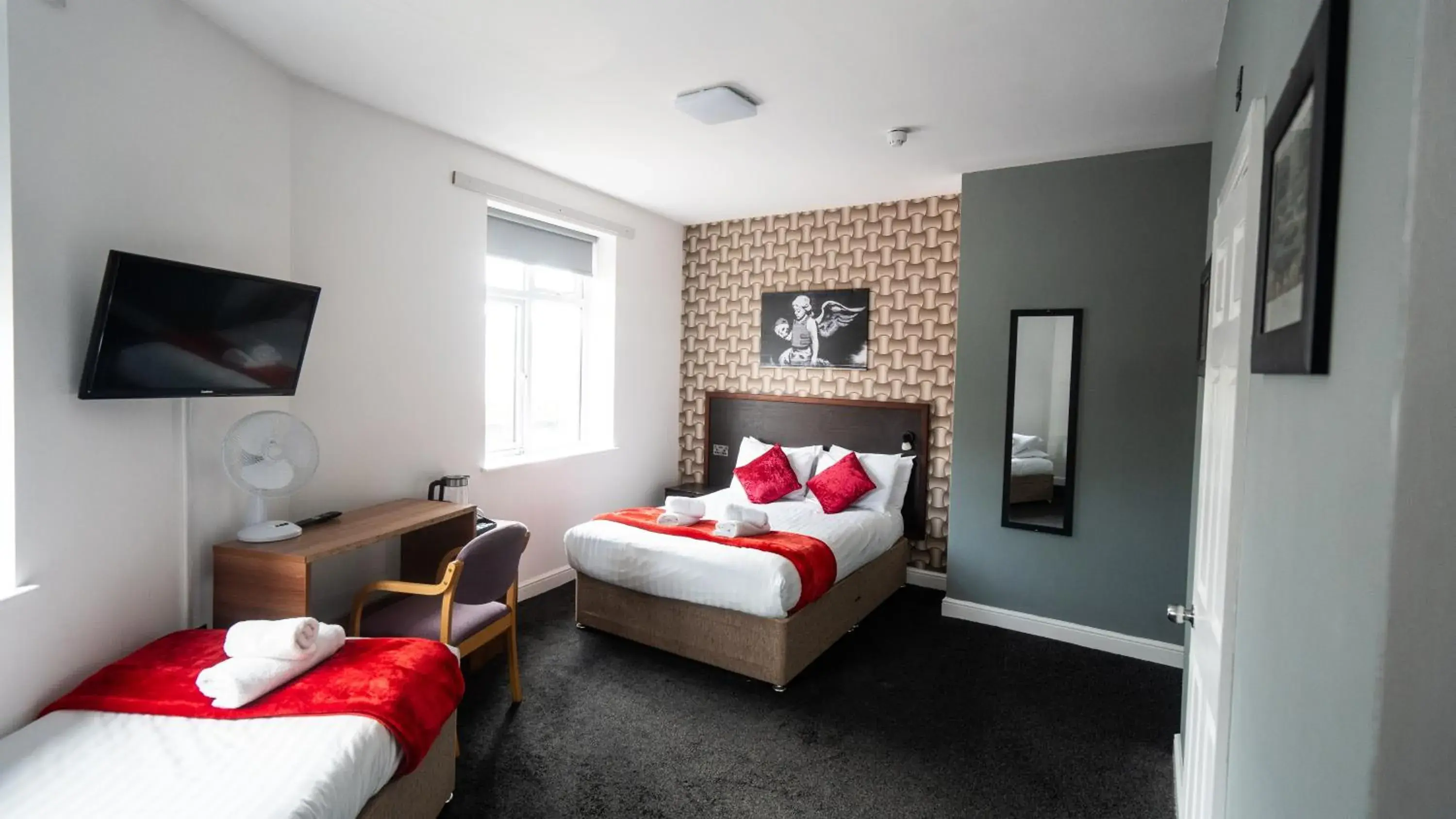 Bedroom, Bed in Imperial Salford Hotel Bedroom, Bed in Imperial Salford Hotel