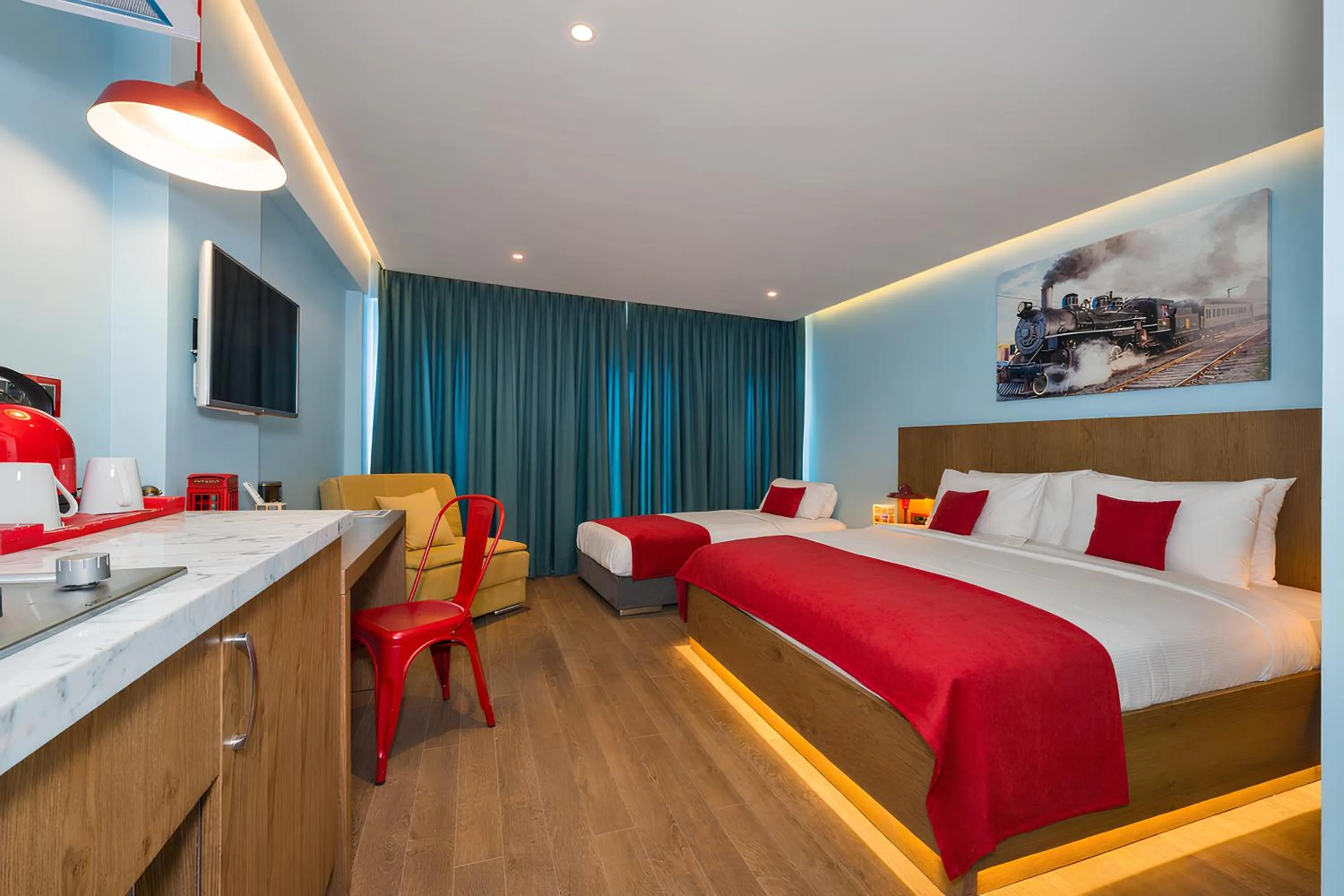 Bed in Taksim Istanbul Nis Hotel - Istiklal Street