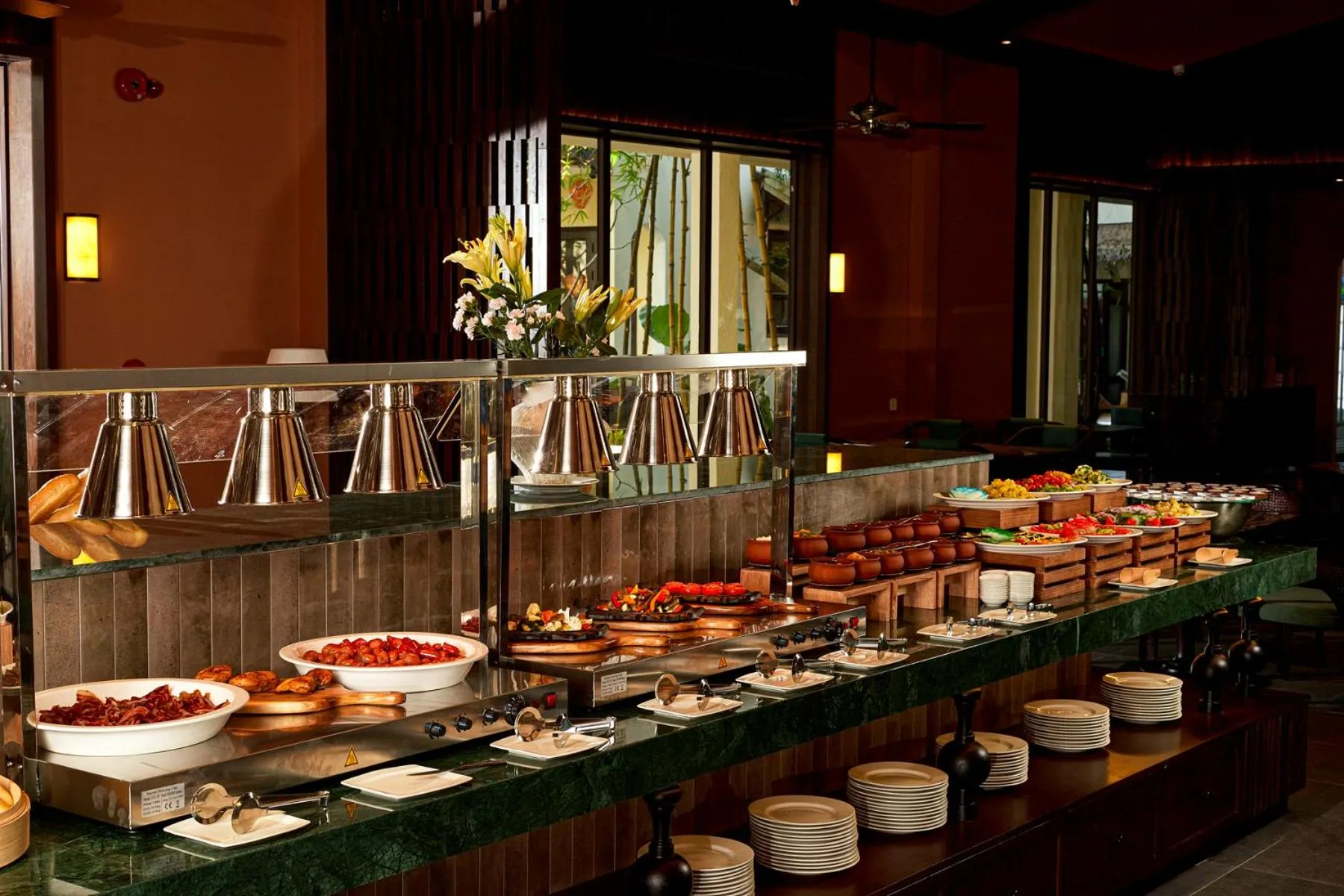 Buffet breakfast in Grand Signature By M Village Hoi An Resort