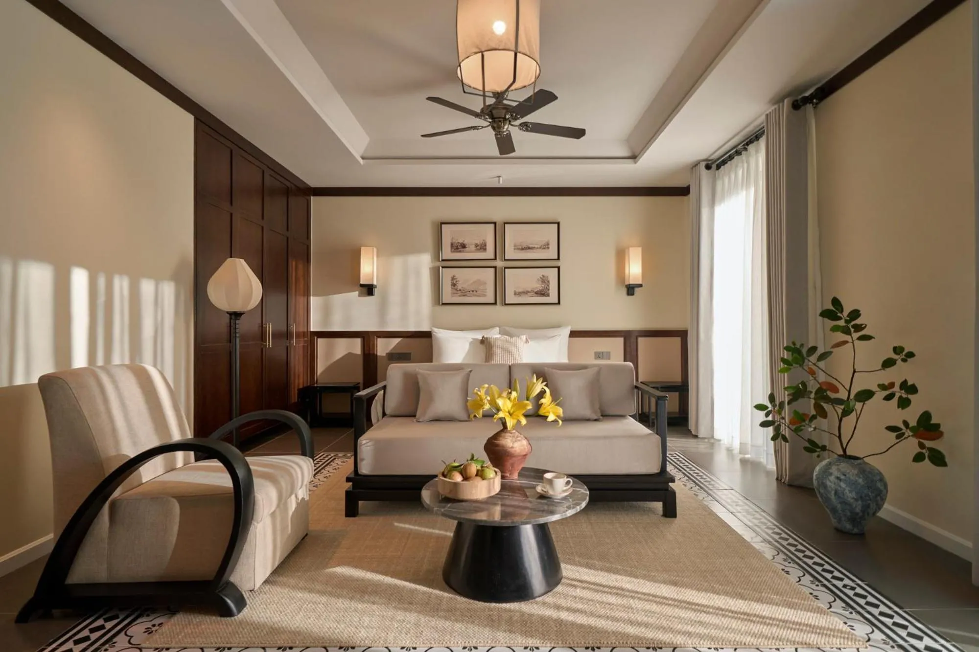 Bed in Grand Signature By M Village Hoi An Resort