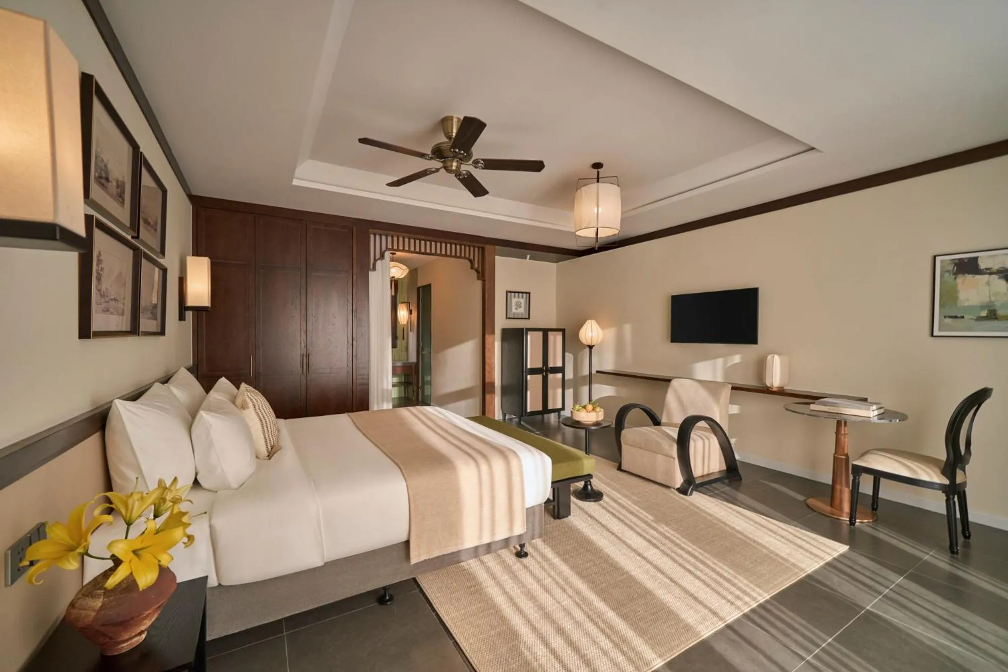 Bed in Grand Signature By M Village Hoi An Resort