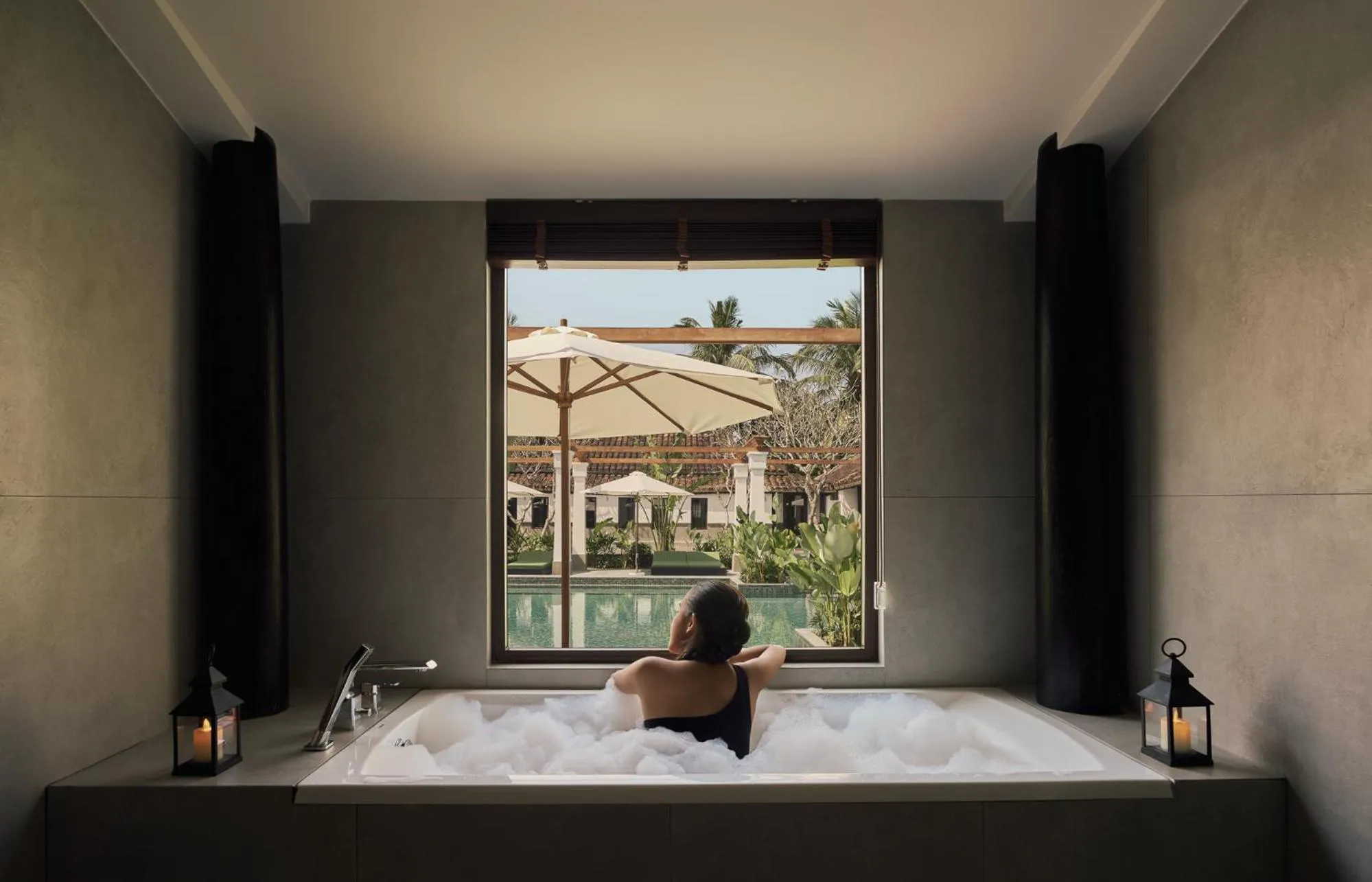 Bathroom in Grand Signature By M Village Hoi An Resort