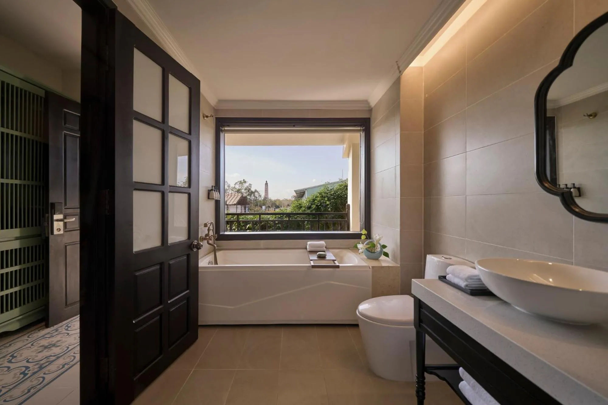 Bathroom in Grand Signature By M Village Hoi An Resort