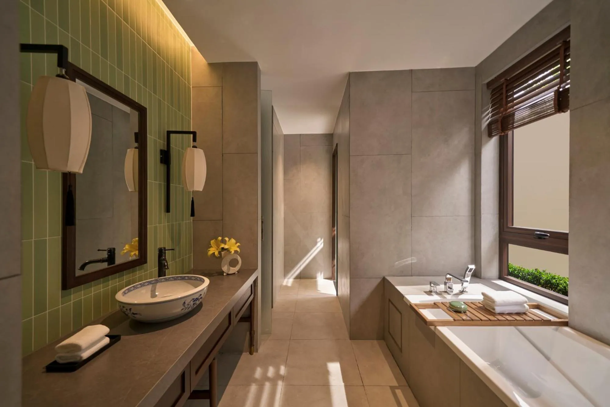 Bathroom in Grand Signature By M Village Hoi An Resort