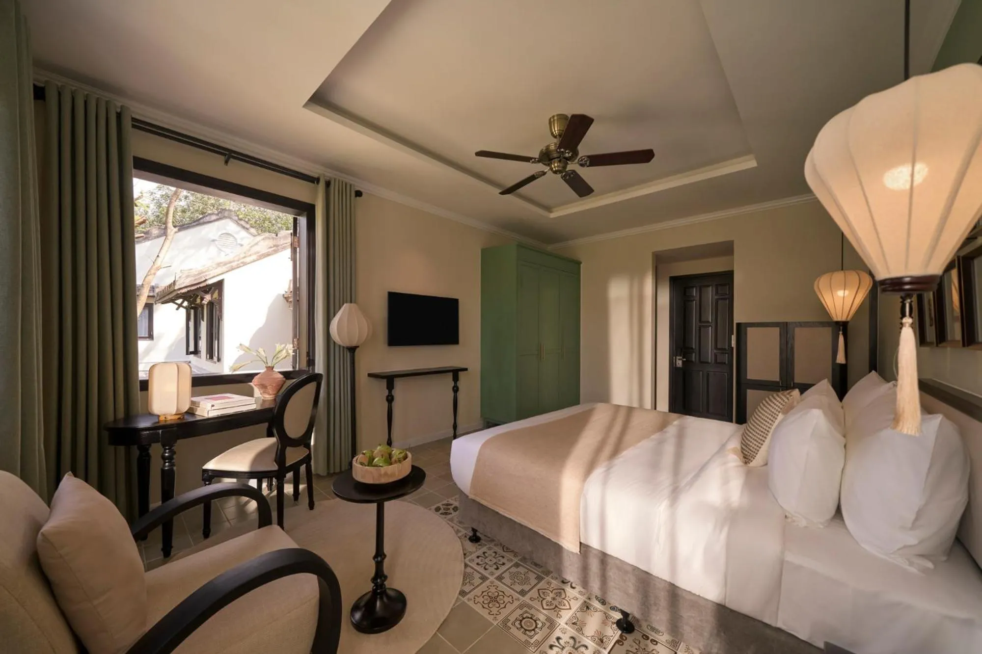 TV and multimedia, Bed in Grand Signature By M Village Hoi An Resort